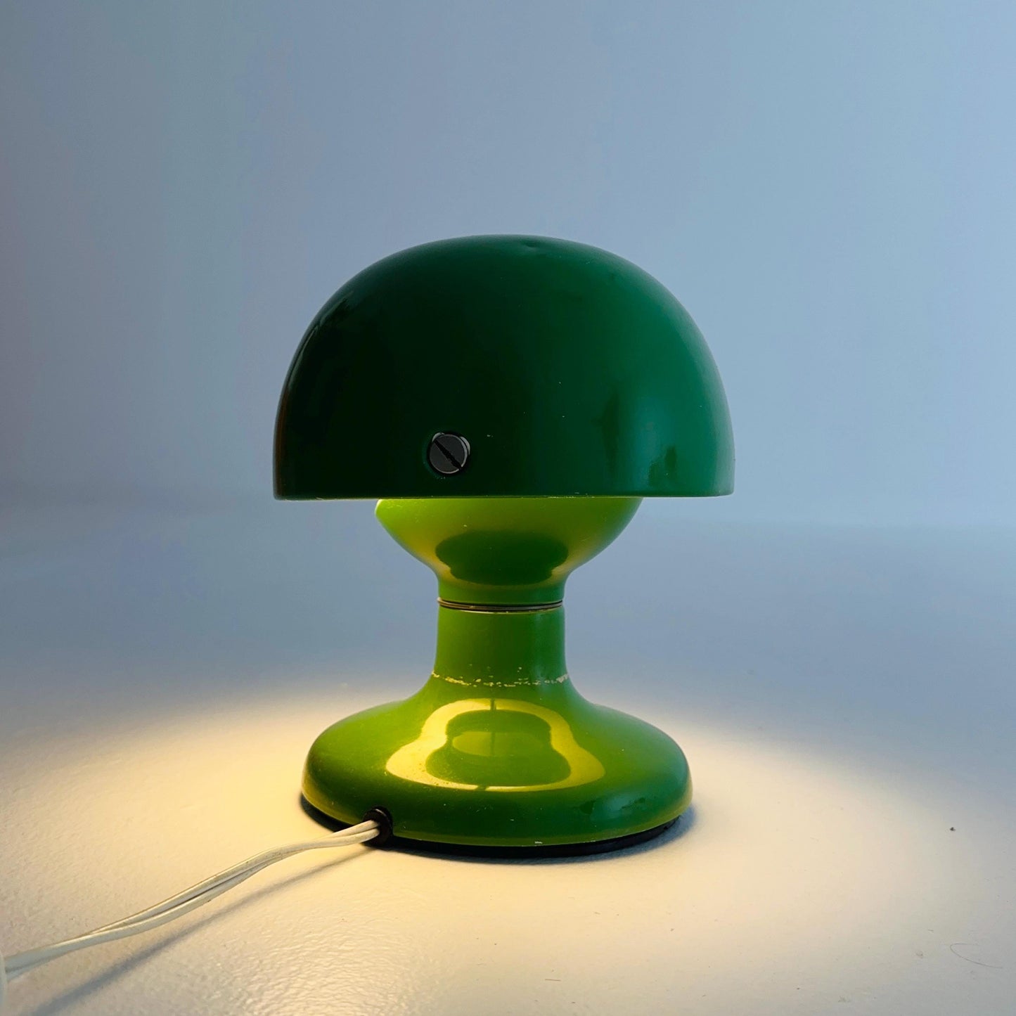 Mid Century Space Age Yellow “Jucker 147” Table Lamp by Tobia & Afra Scarpa for Flos, Italy, 1960s