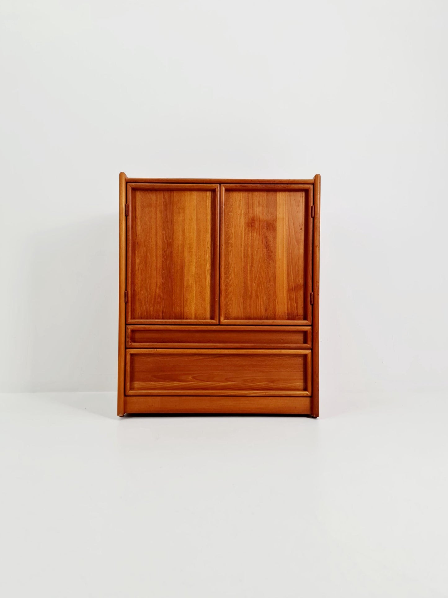Mid Century Modern danish highboard Solid teak Sideboard, 1970s