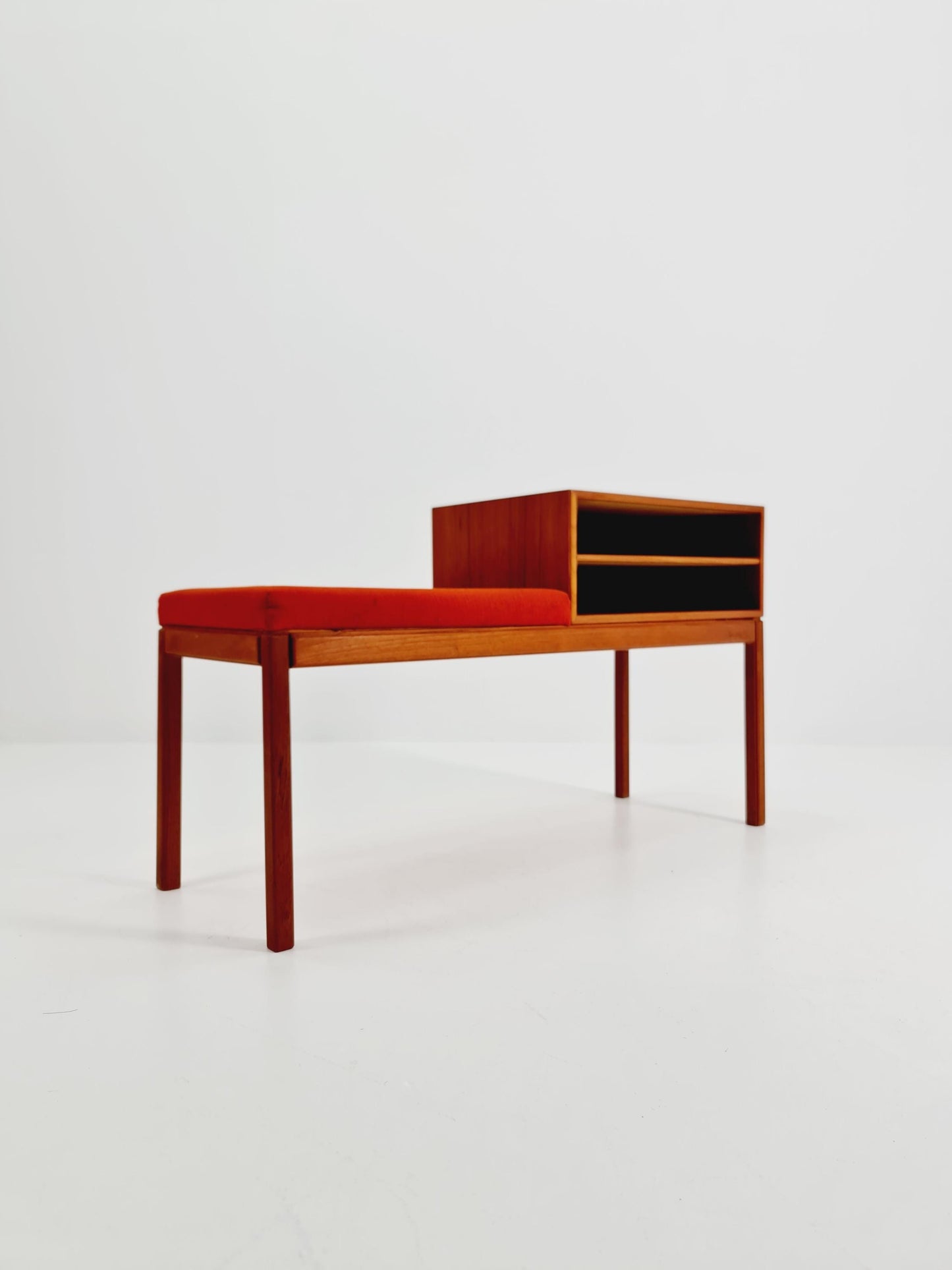 Danish teak telefon table/ hallway table By Engsröm Myrstrand for Tingströms , 1960s
