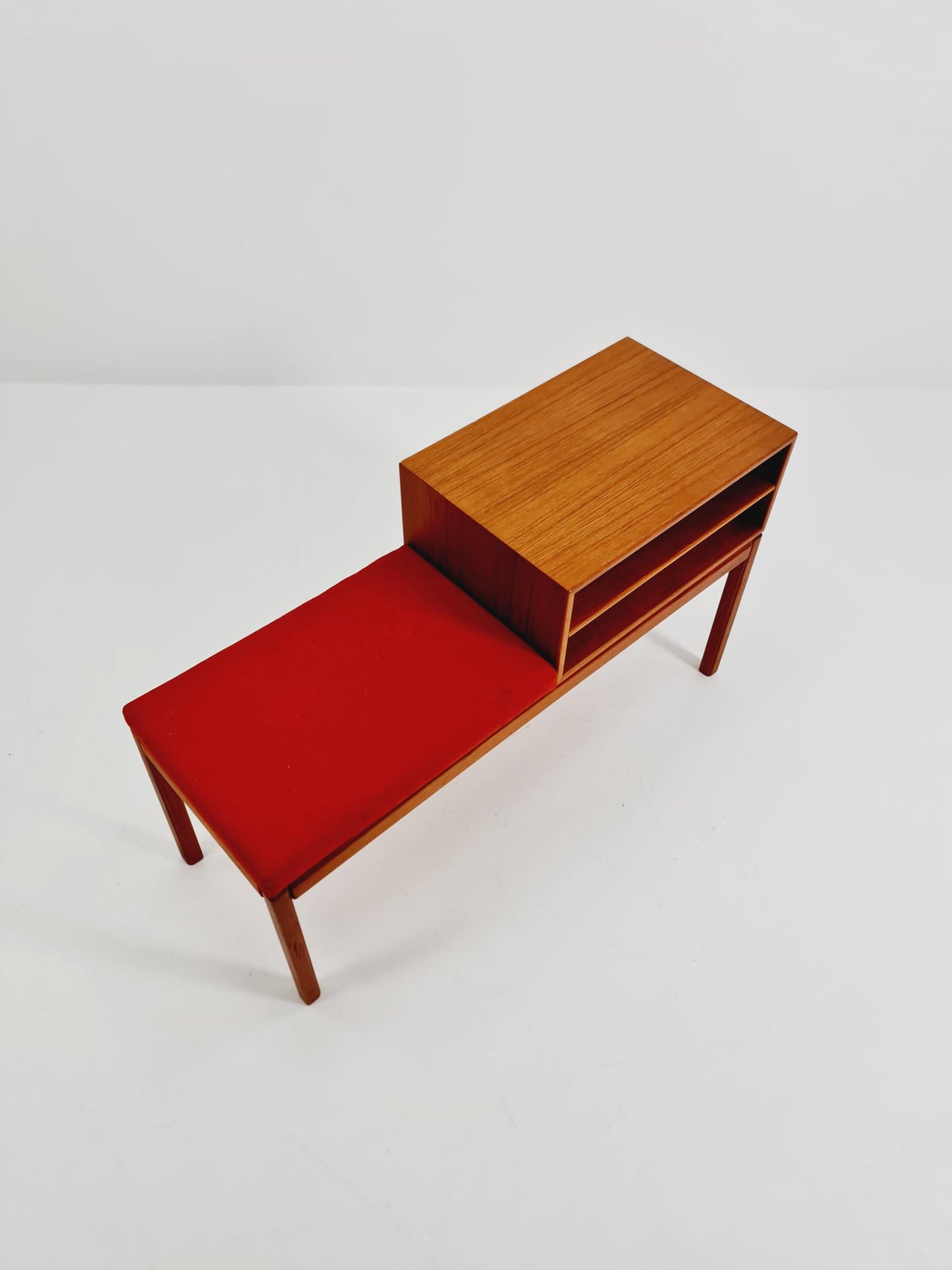 Danish teak telefon table/ hallway table By Engsröm Myrstrand for Tingströms , 1960s