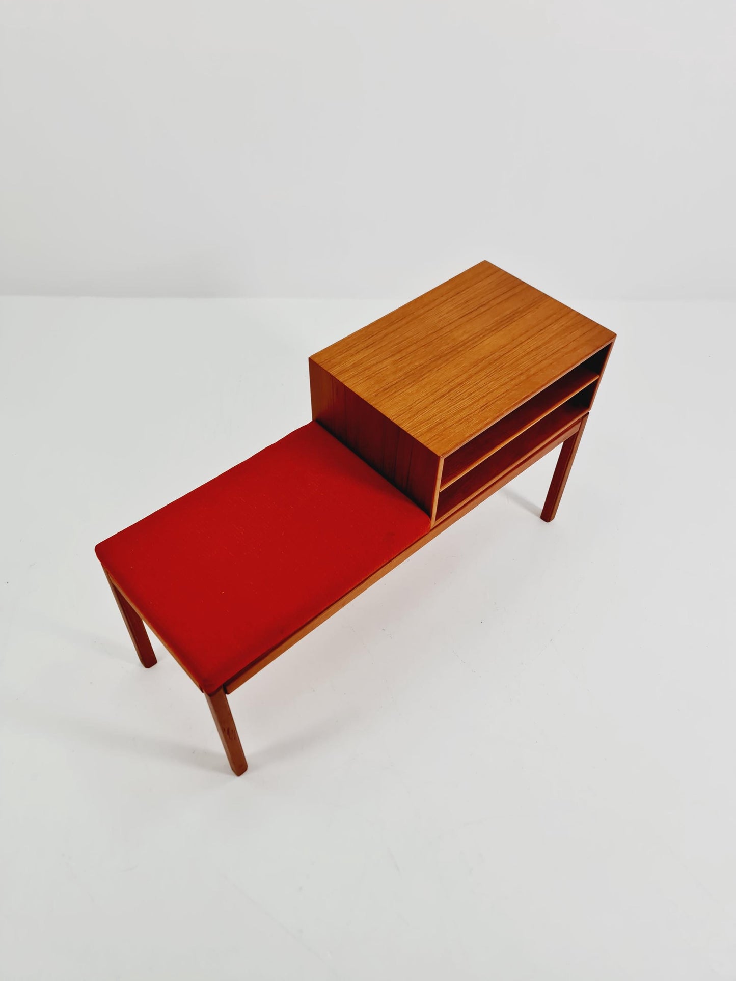 Danish teak telefon table/ hallway table By Engsröm Myrstrand for Tingströms , 1960s