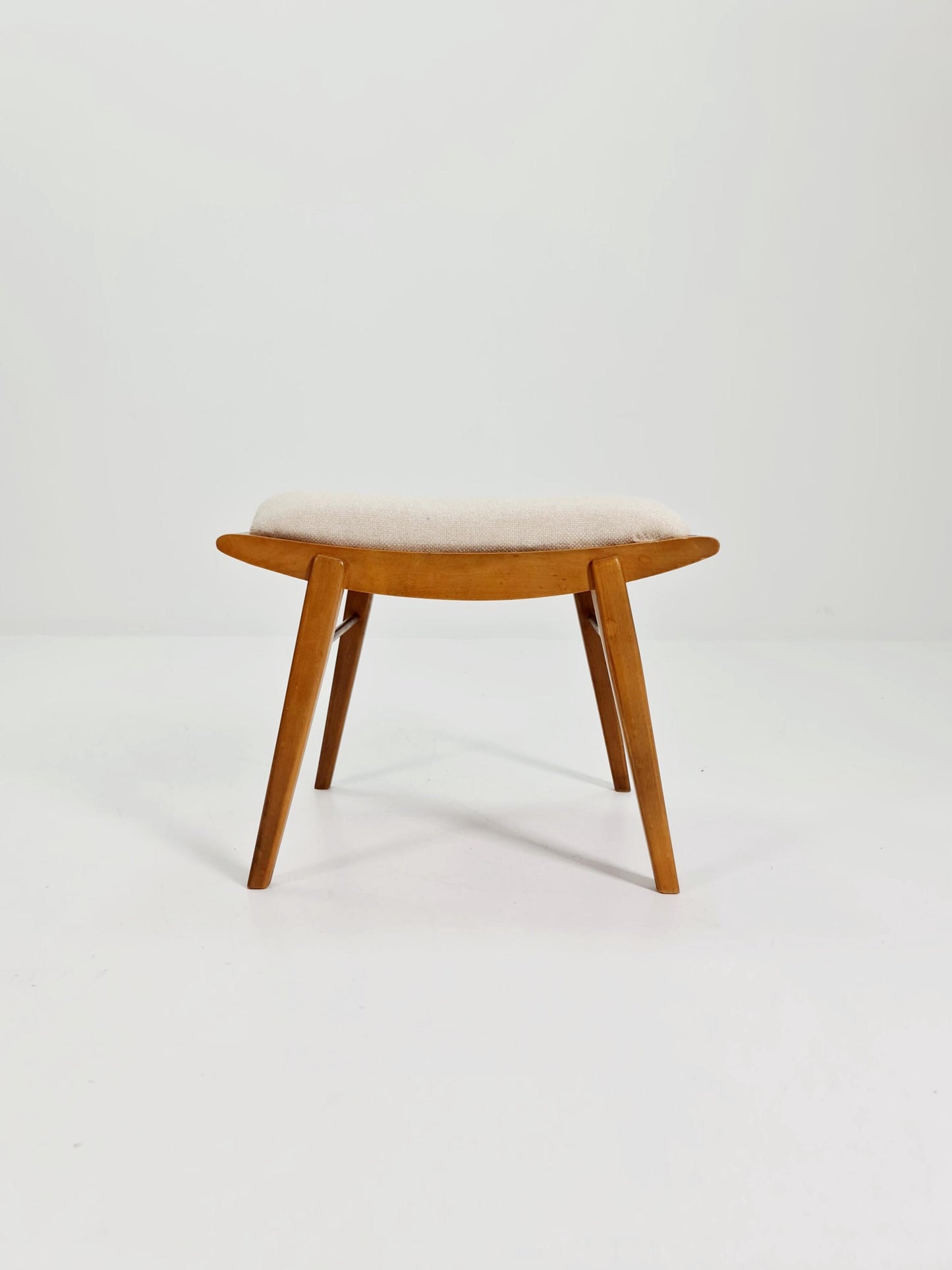 Mid century modern German ottoman/footstool make up stool from the 50s