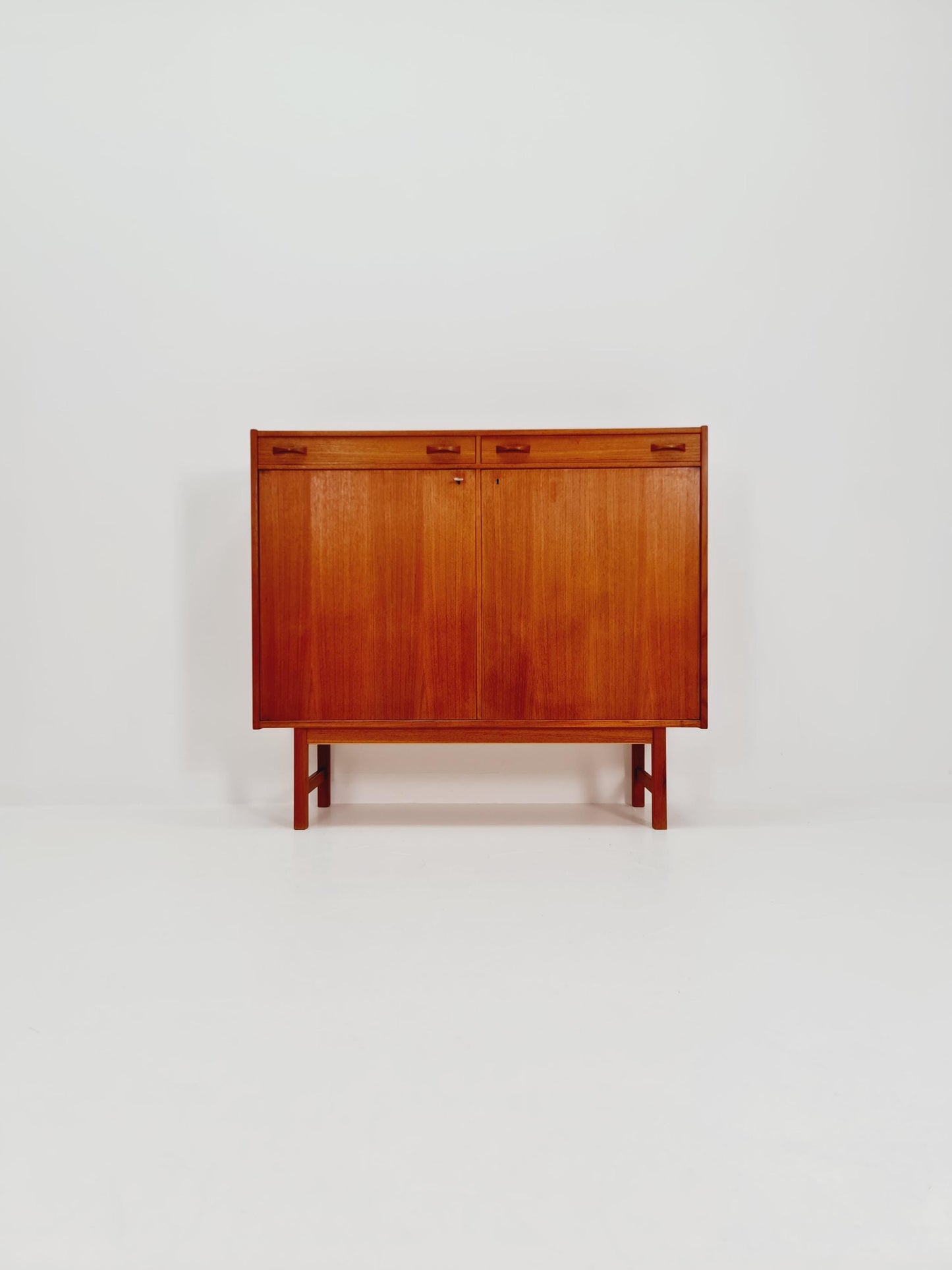 Mid century Swedish Teak Highboard by Tage Olofsson for Ulferts, 1960s
