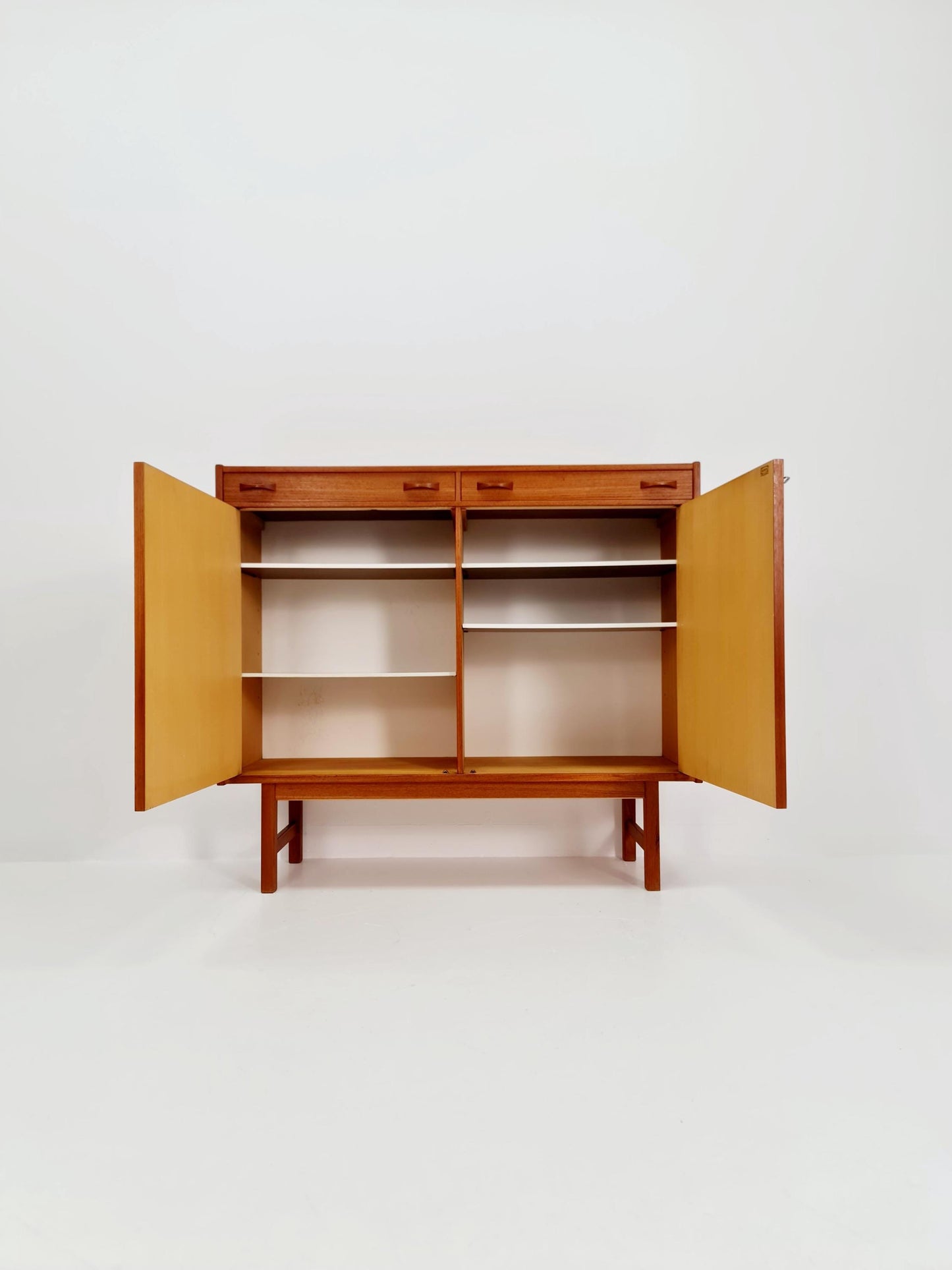 Mid century Swedish Teak Highboard by Tage Olofsson for Ulferts, 1960s