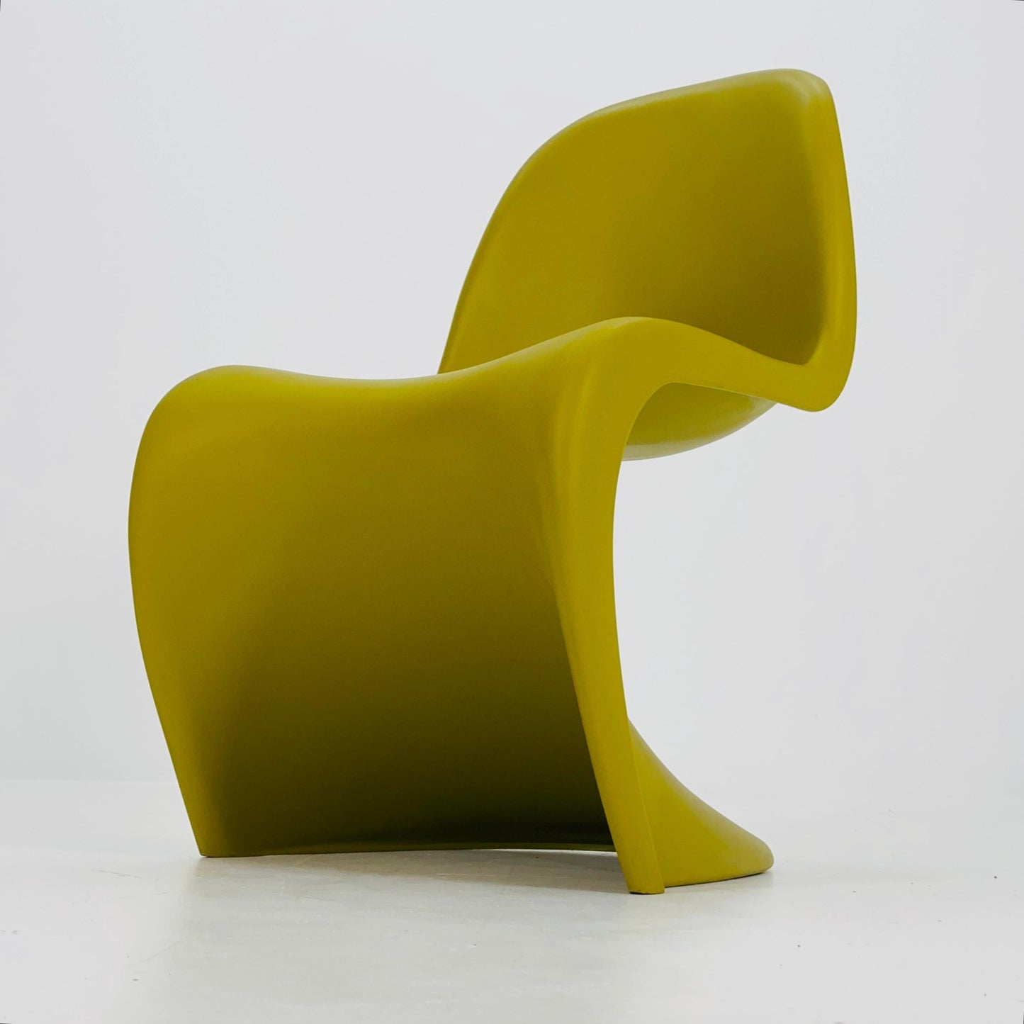 1 of 2 Orginal Limited Edition Verner Panton chair in Mustard ABS germany by Vitra 2012