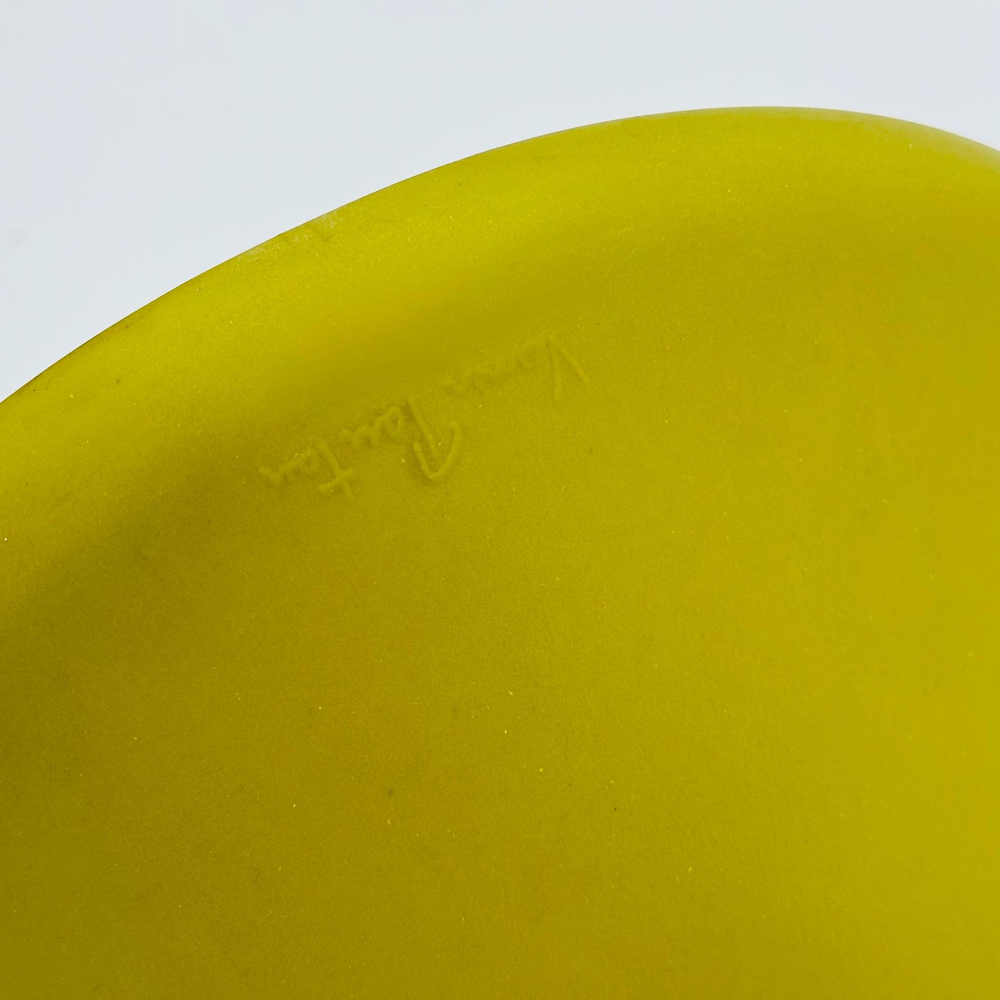 1 of 2 Orginal Limited Edition Verner Panton chair in Mustard ABS germany by Vitra 2012