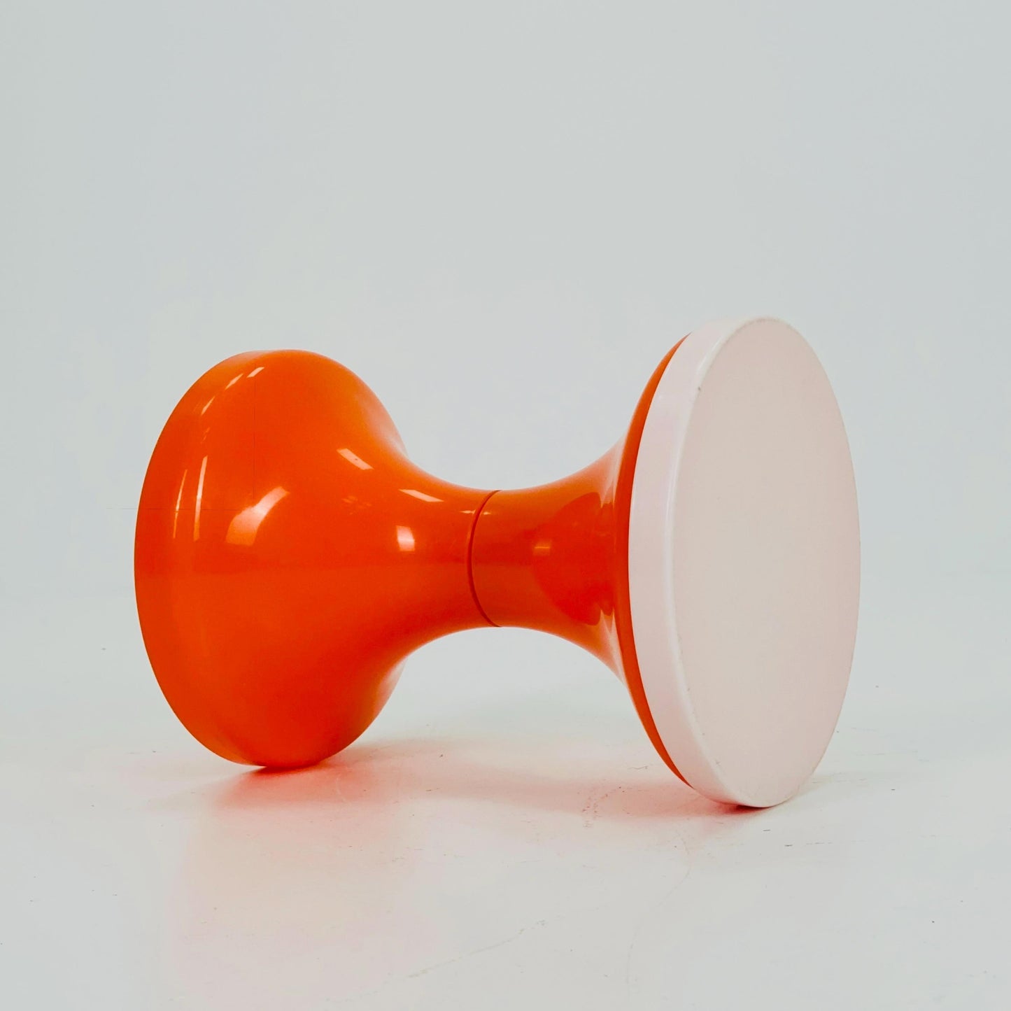 Space age Round German Tuilp stools plastic by Isopelka, 1970s