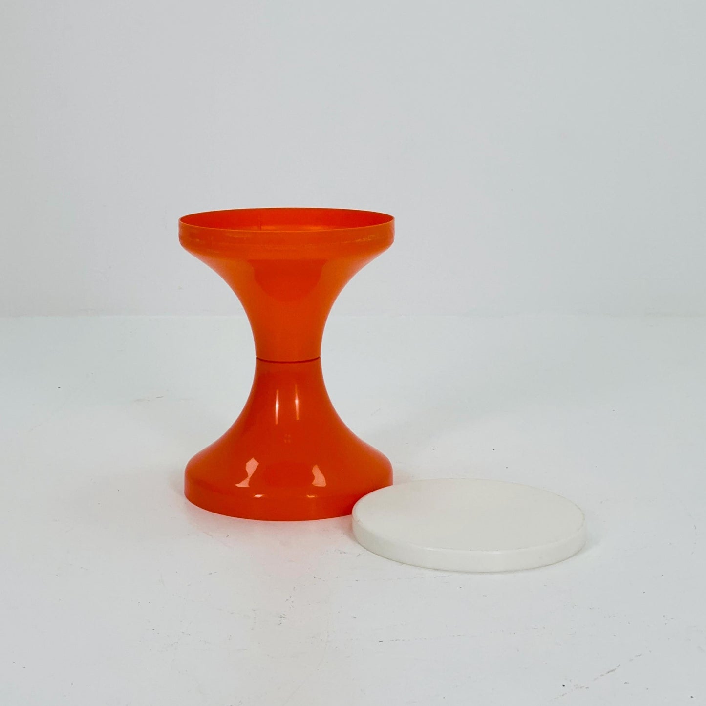 Space age Round German Tuilp stools plastic by Isopelka, 1970s