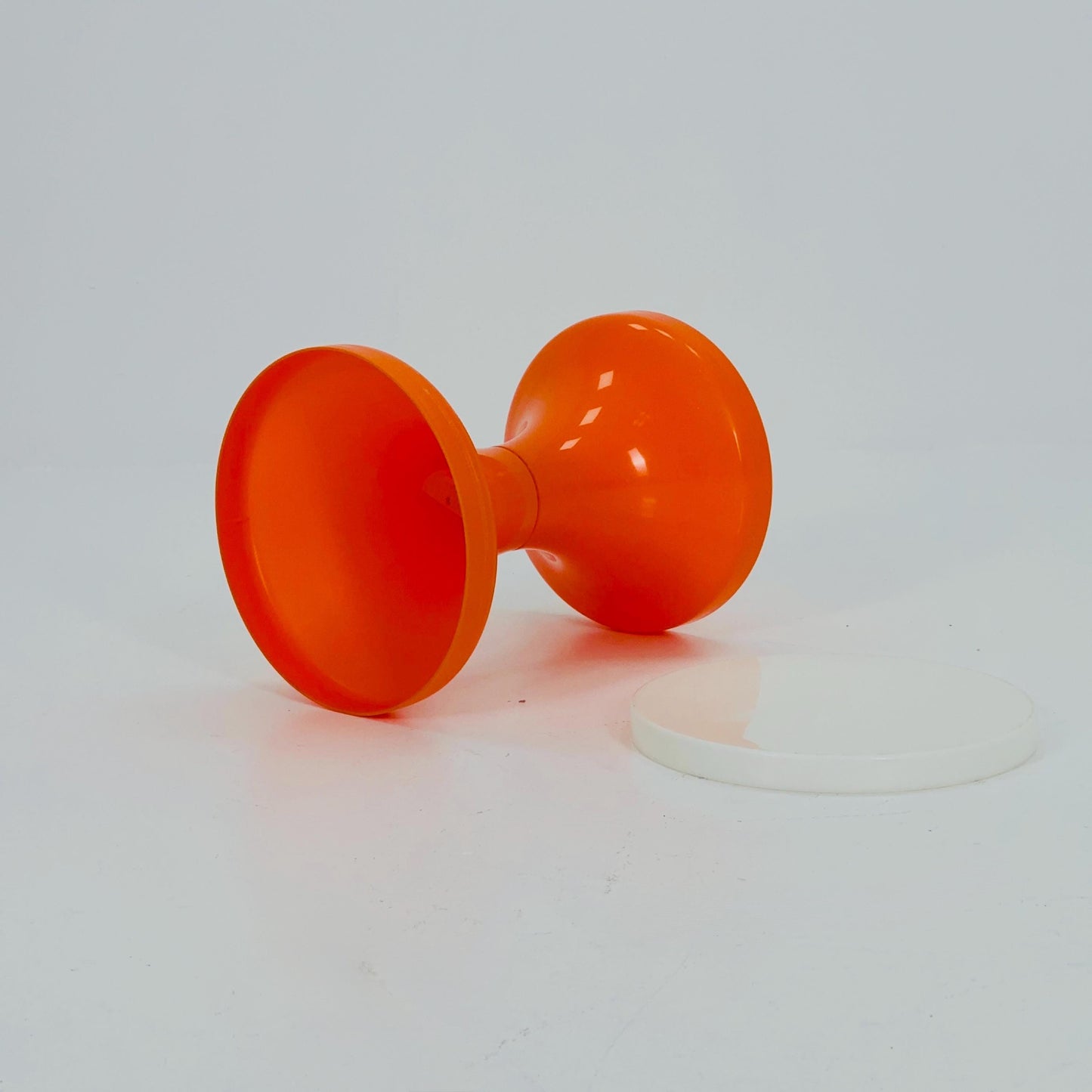 Space age Round German Tuilp stools plastic by Isopelka, 1970s