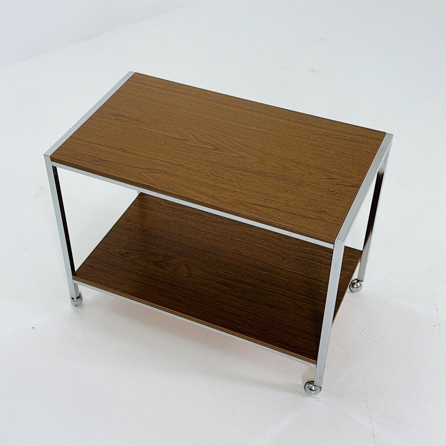 Mid-Century Bauhaus coffee table & Trolly 1970s Germany