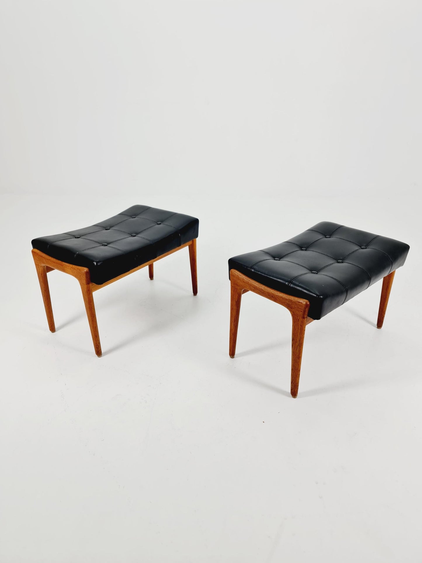 1 of 2 Mid century modern danish ottoman/stool for Bröderna Anderssons 1960s