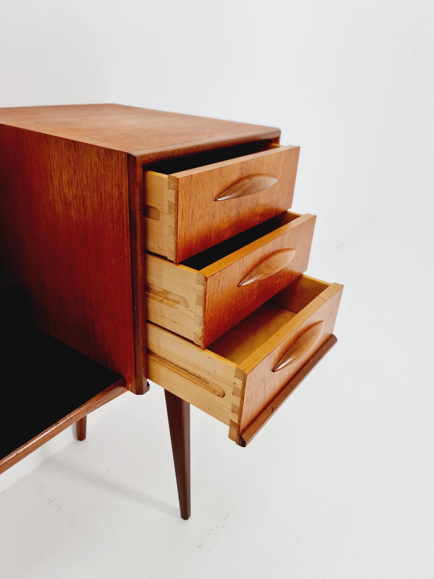 Mid Century Modern Danish Teak vanity table/ make up table by Svante Skogh, 1960s