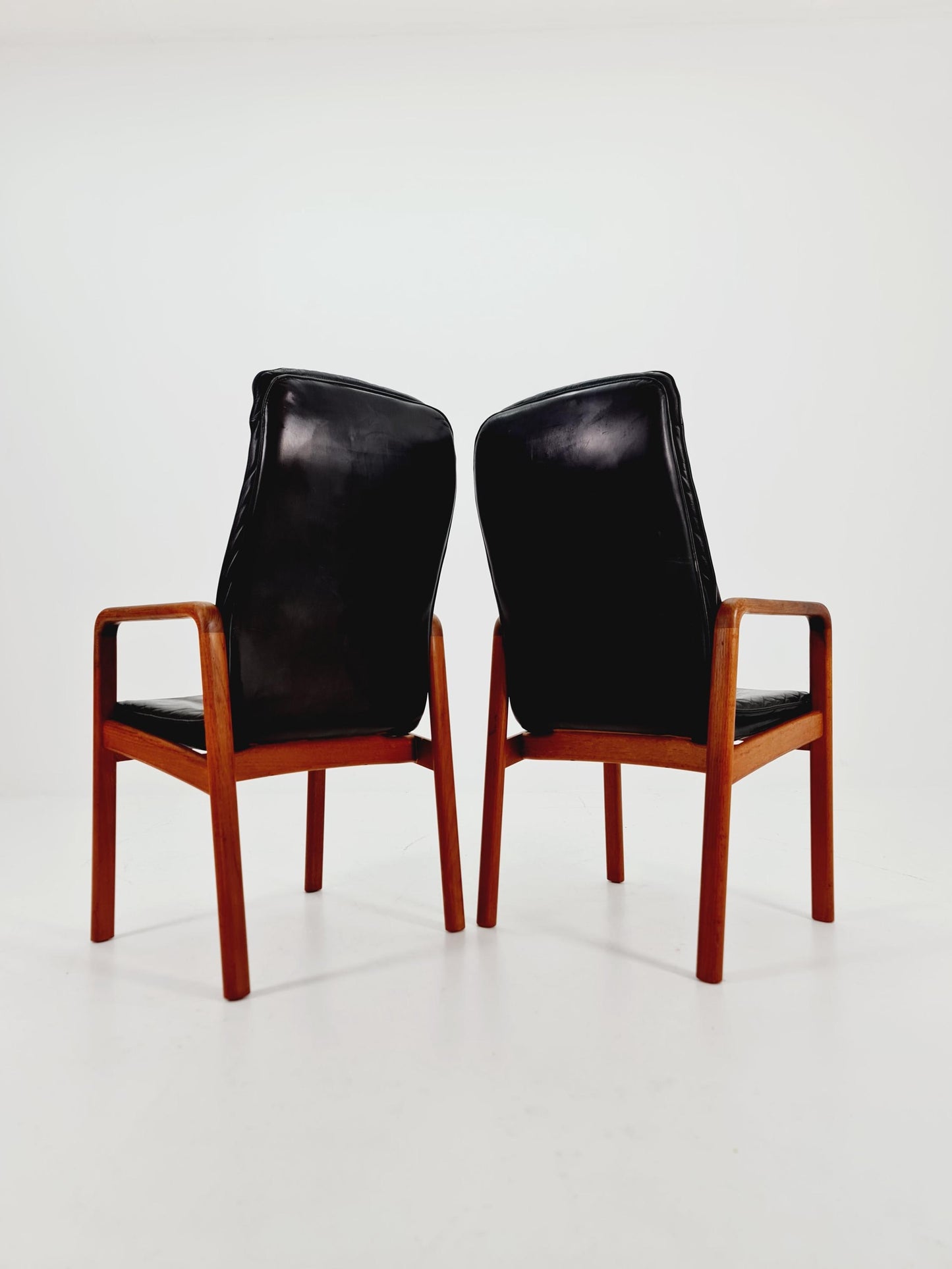 Mid Century Danish solid teak Armchairs by Dyrlund, 1970s
