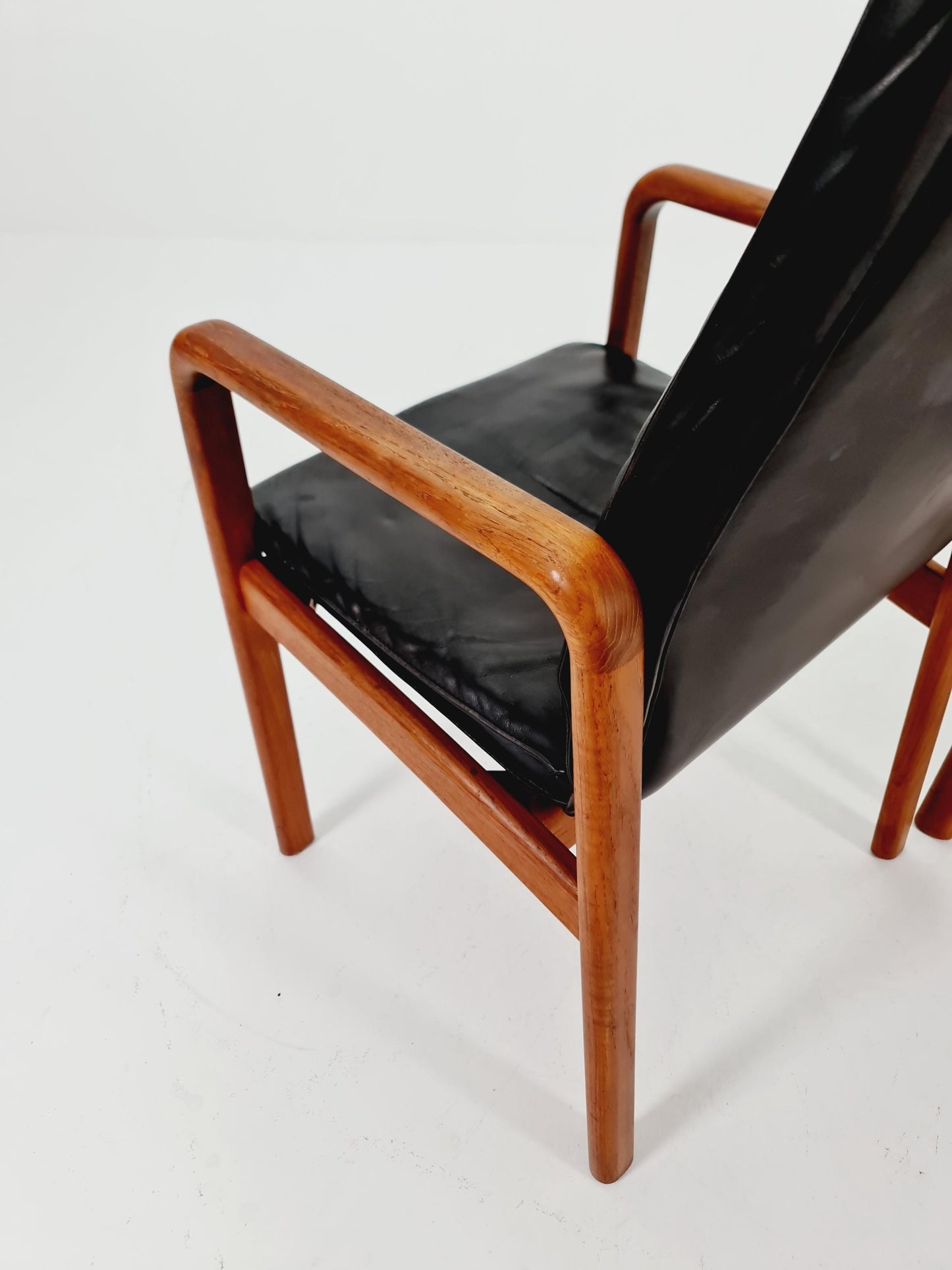 Mid Century Danish solid teak Armchairs by Dyrlund, 1970s