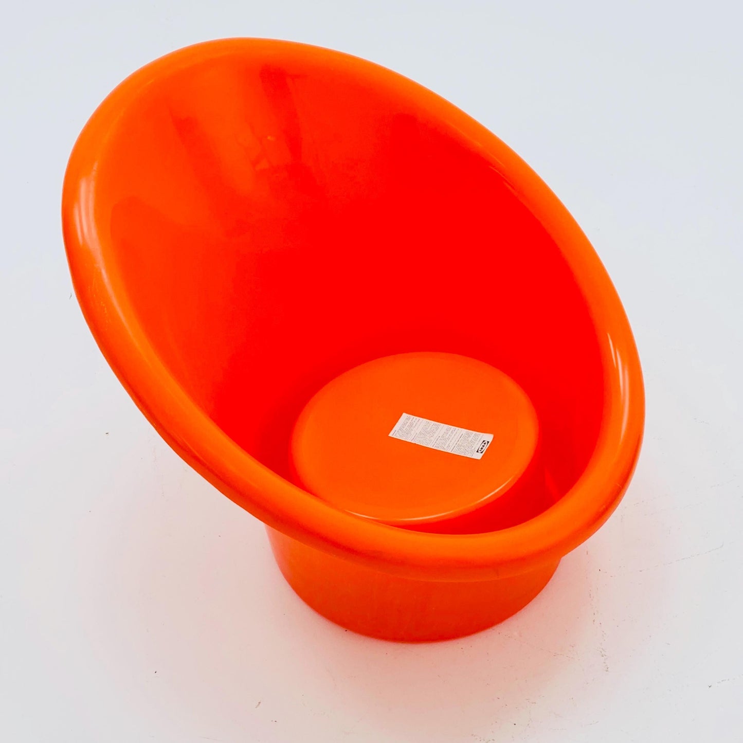 Skopa Lounge orange Chair by Ole Gjerløv Knudsen & Torben Lind for Ikea, 1970s