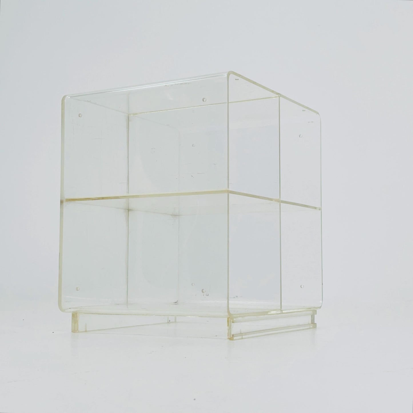Space age Plexiglass coffee table /console 1970s.