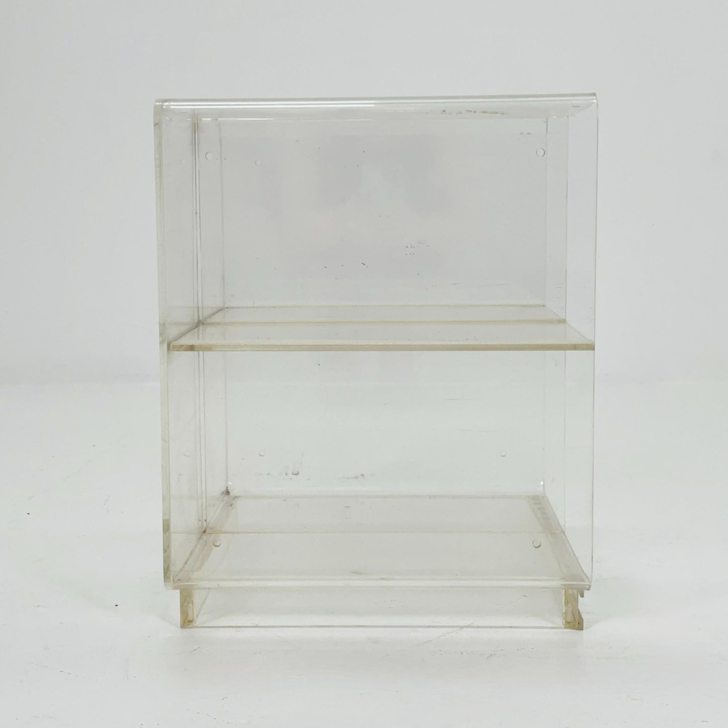 Space age Plexiglass coffee table /console 1970s.