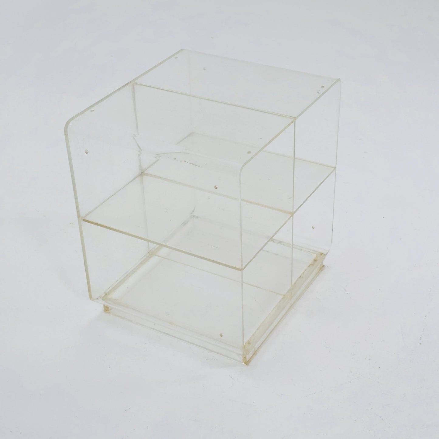Space age Plexiglass coffee table /console 1970s.
