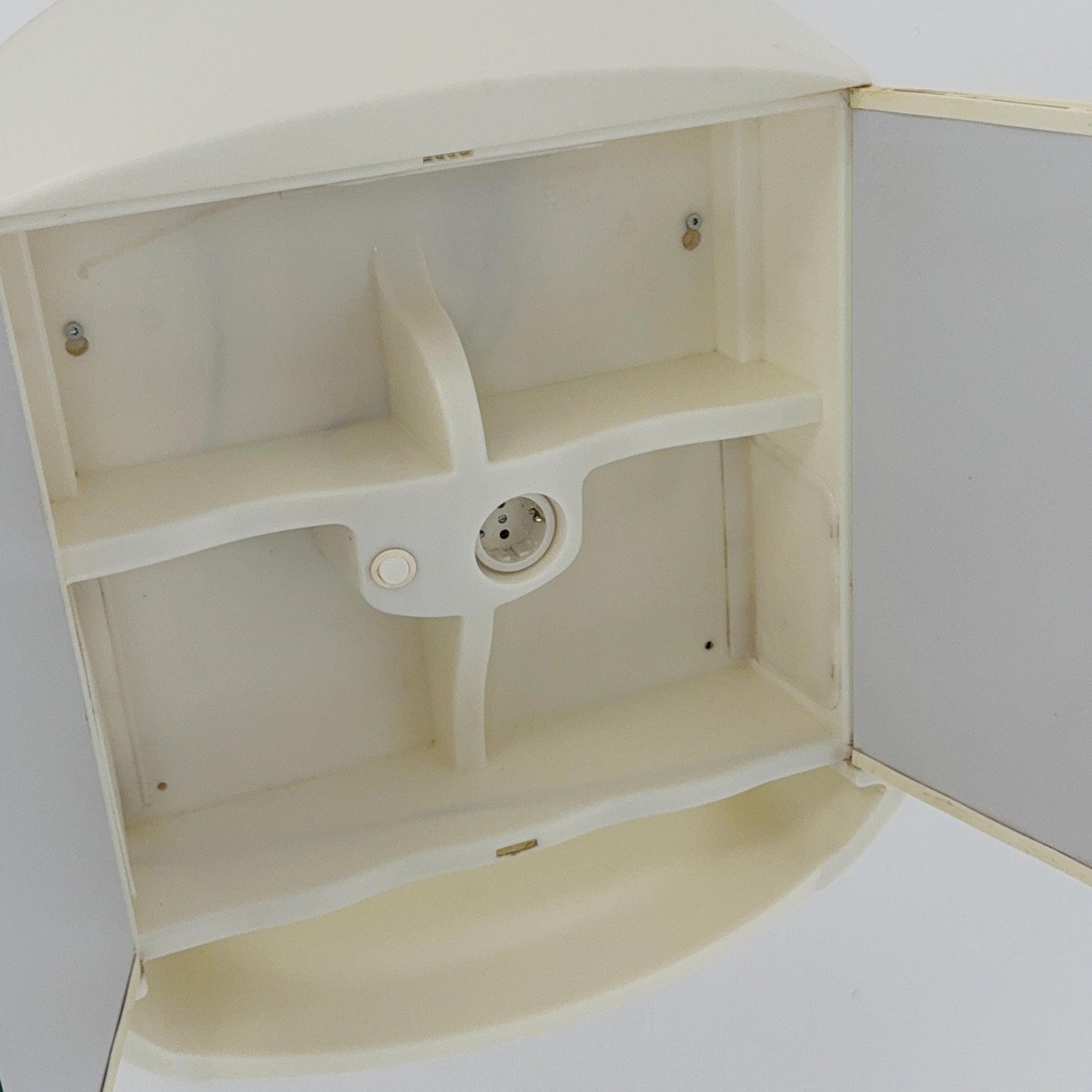 Mid century Space Age backlit Bathroom Cabinet by Allibert, France, 1970s