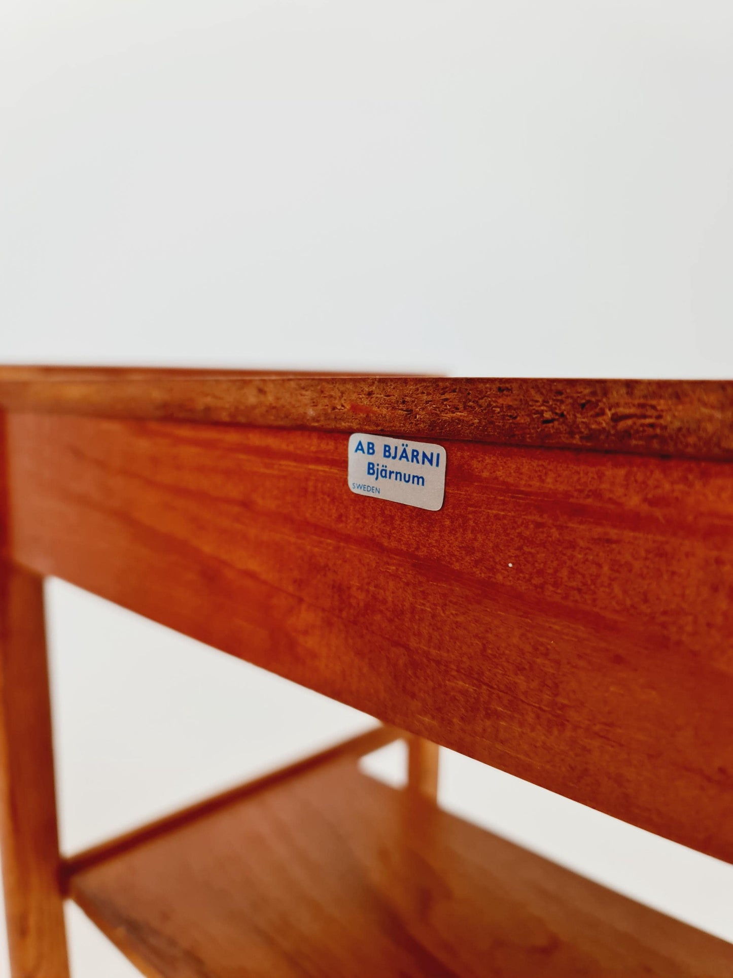 Pair of Swedish Midcentury Teak Vintage Side table/ Bedside table/ Night stand by AB Bjärni Bjärnum 1960s