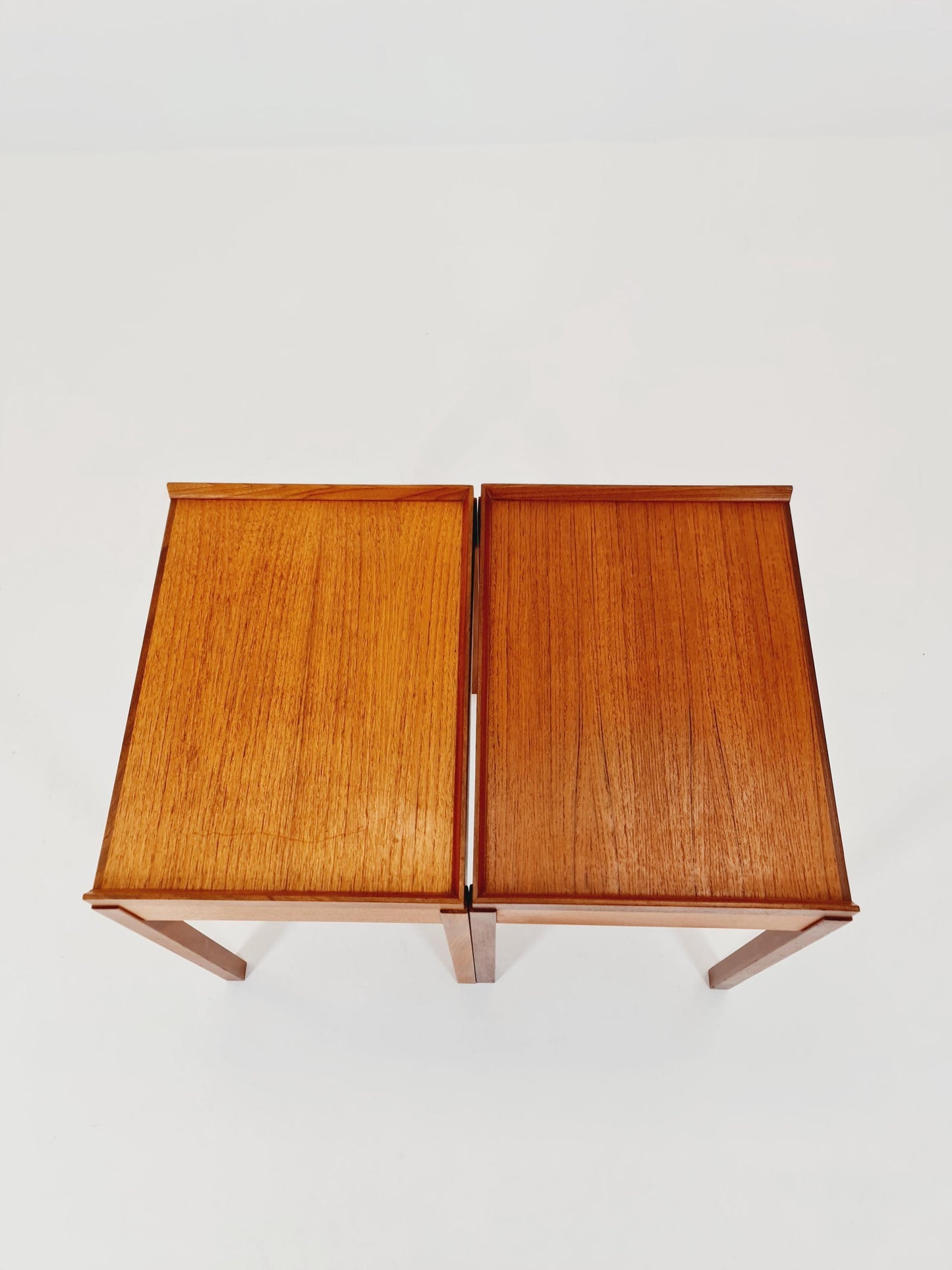 Pair of Dansih Midcentury Teak Vintage Side table/ Bedside table/ Night stand 1960s