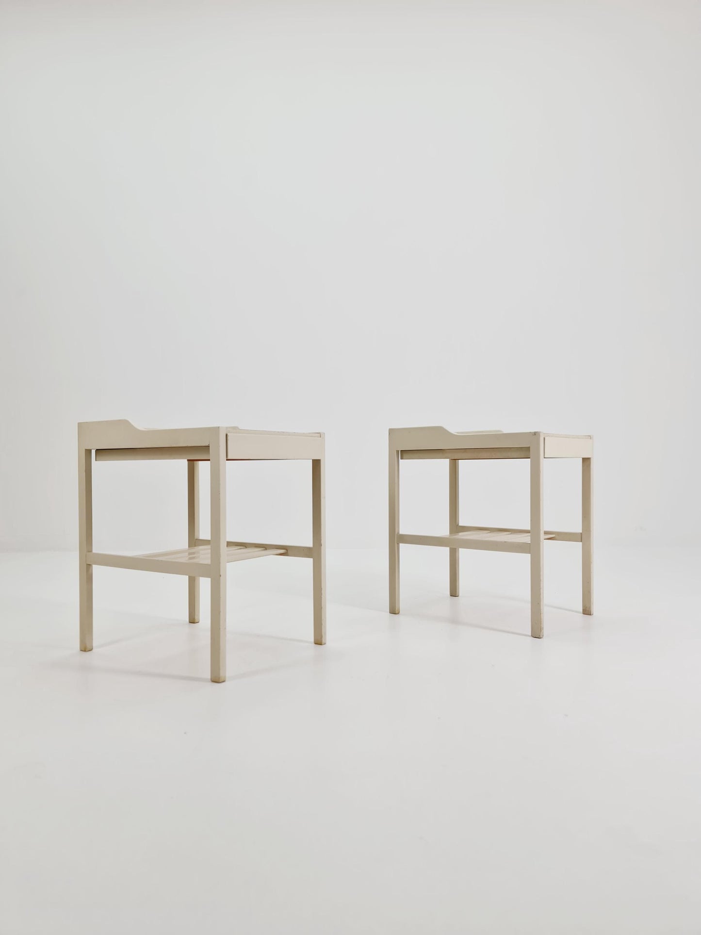 Swedish nightstands mid century design by Bertil Fridhagen for Bodafors ,1960