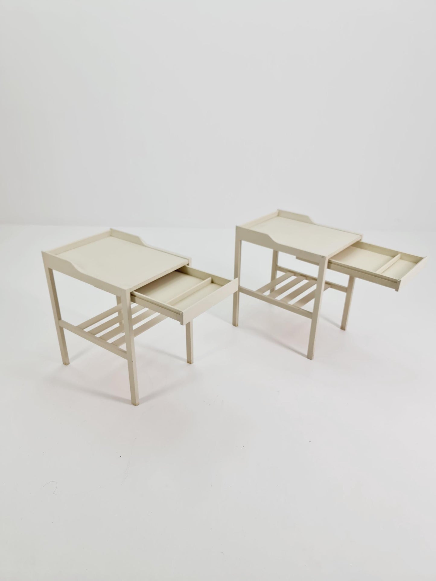 Swedish nightstands mid century design by Bertil Fridhagen for Bodafors ,1960