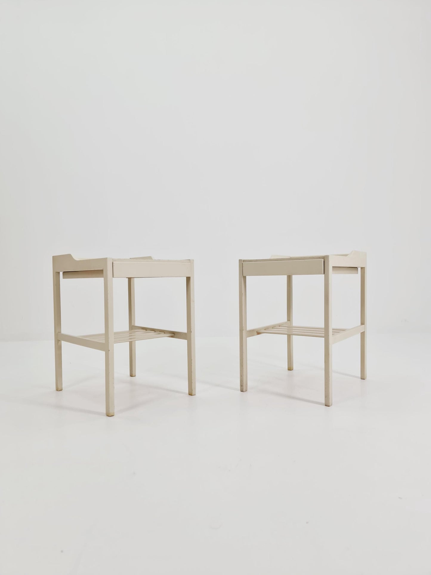 Swedish nightstands mid century design by Bertil Fridhagen for Bodafors ,1960