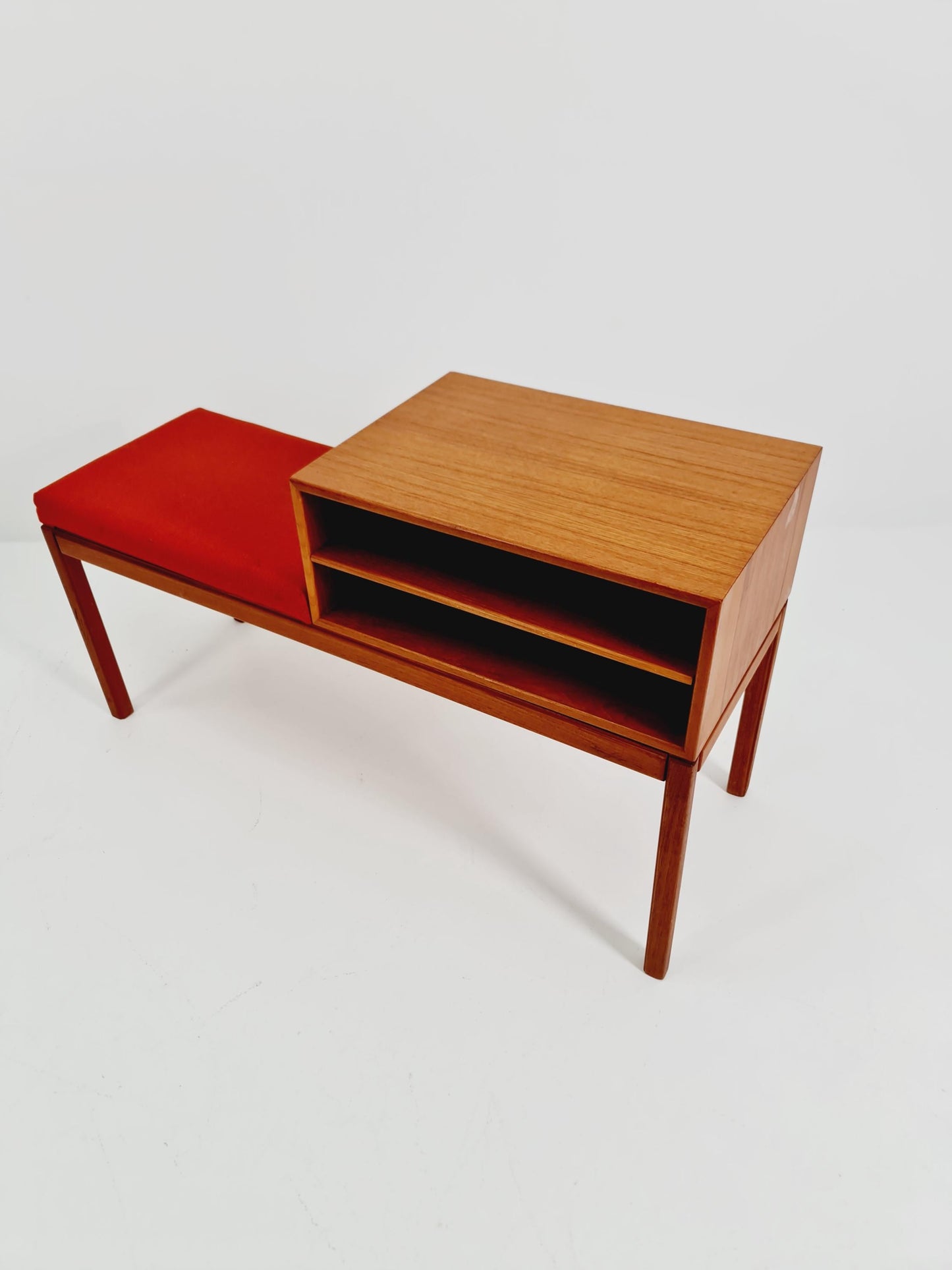 Danish teak telefon table/ hallway table By Engsröm Myrstrand for Tingströms , 1960s
