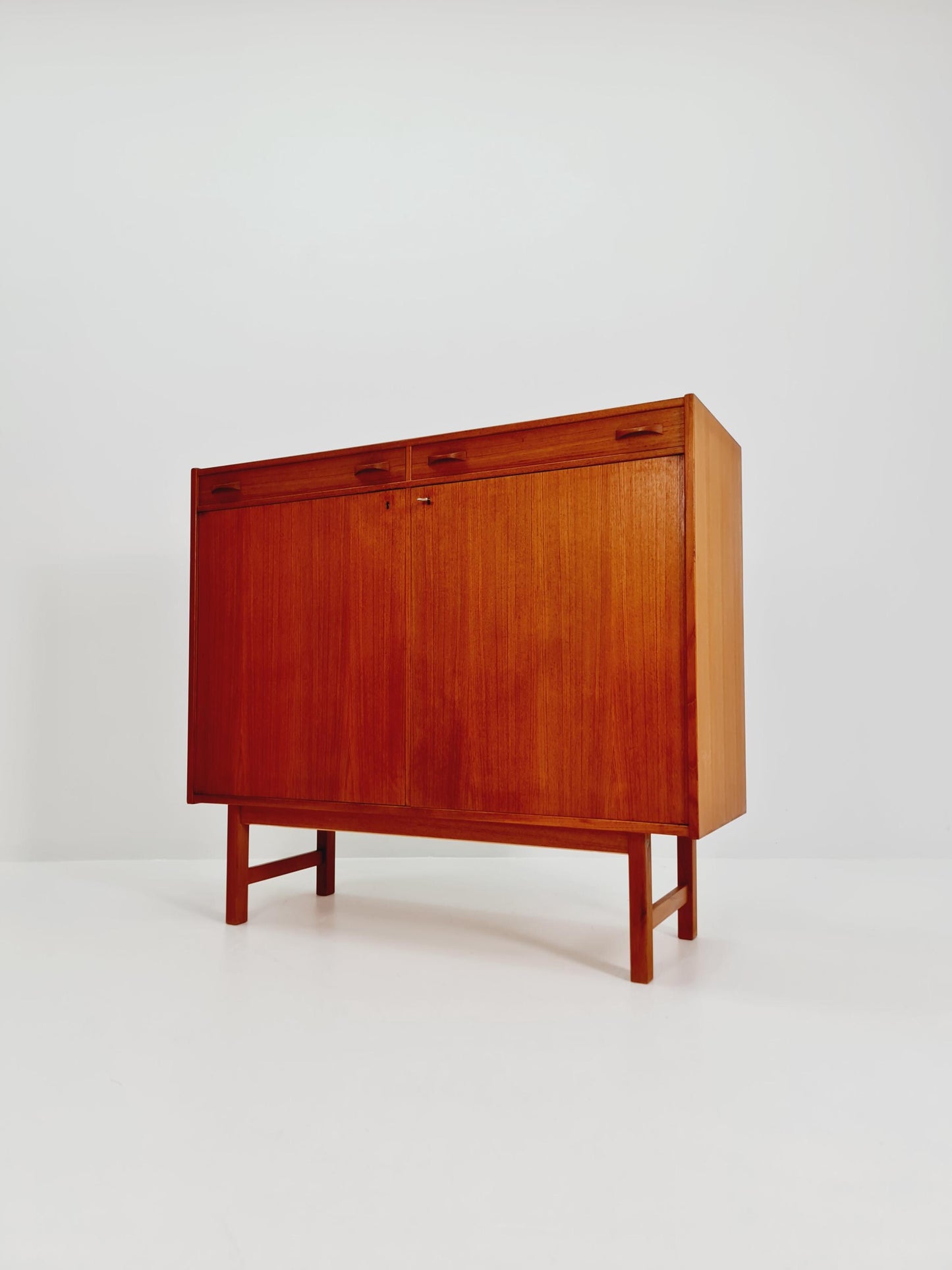 Mid century Swedish Teak Highboard by Tage Olofsson for Ulferts, 1960s