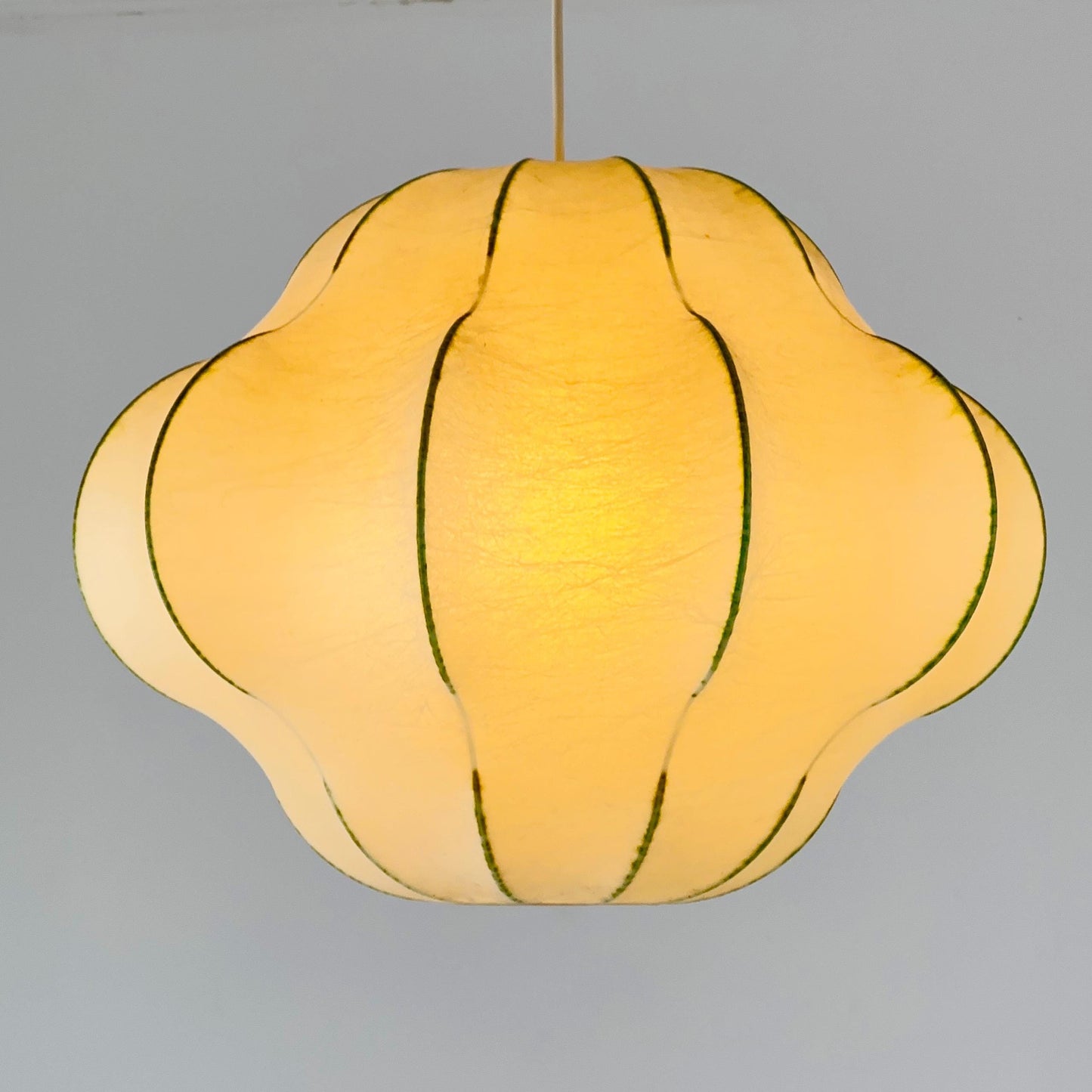 Rare large Iconic “Viscontea” Hanging Lamp by Achille & Pier Giacomo Castiglioni for Flos 1960s Italy