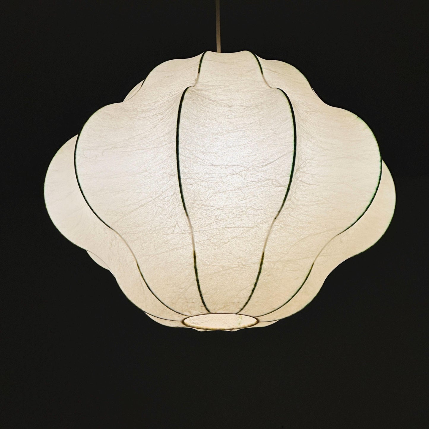 Rare large Iconic “Viscontea” Hanging Lamp by Achille & Pier Giacomo Castiglioni for Flos 1960s Italy