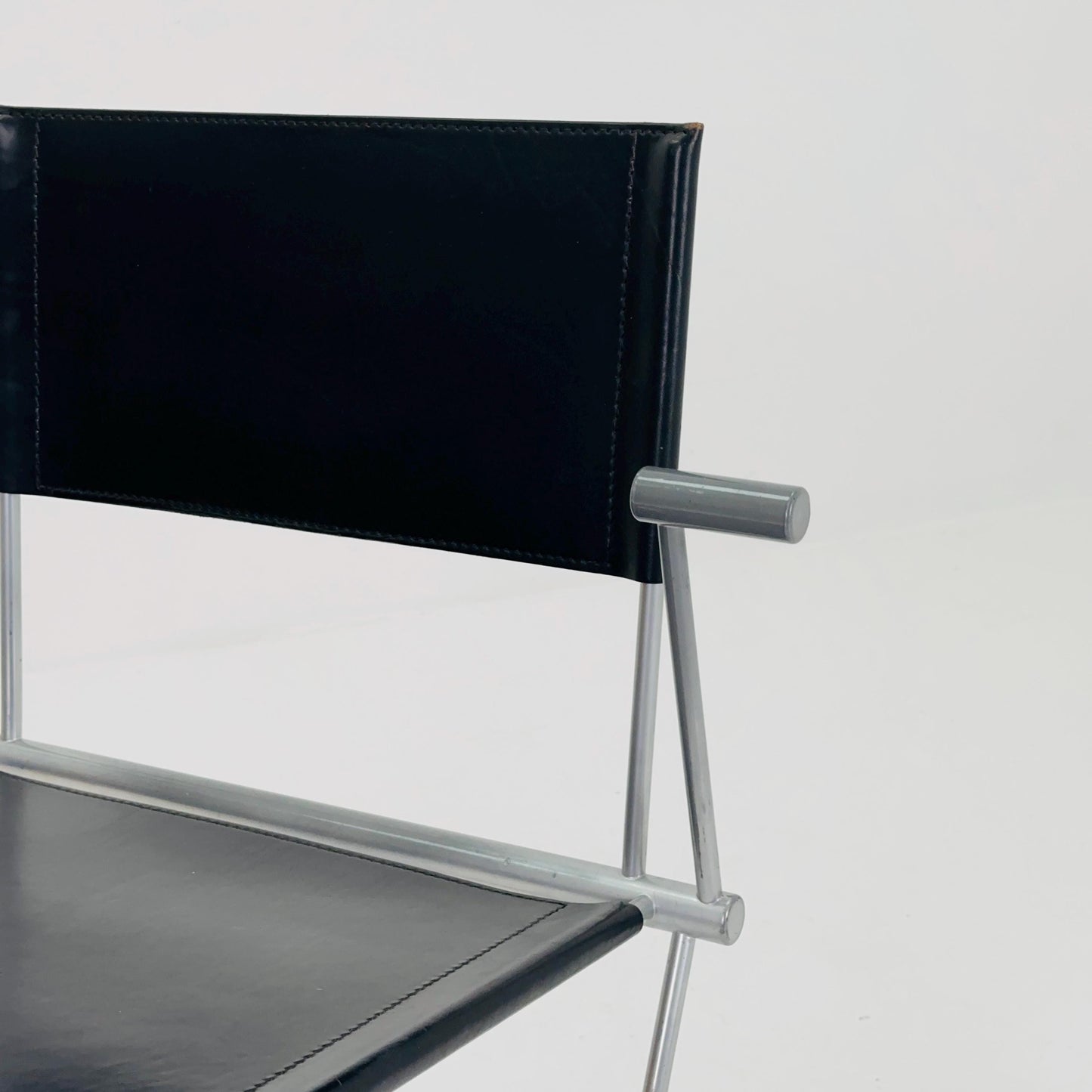 Mid century Ballerina Black Dining Chairs by Herbert Ohl for Matteo Grassi, Italy 1980s