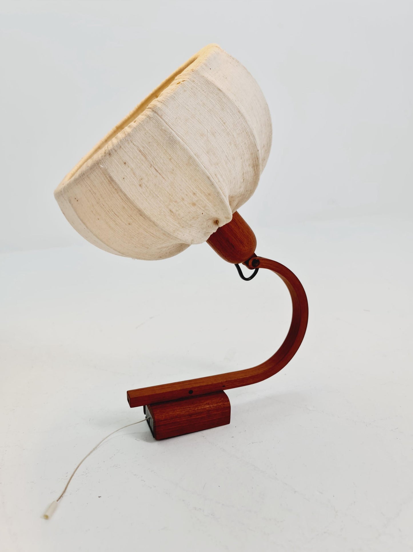 Vintage Danish Teak floor lamp set with wall lamp by DOMUS 1970s
