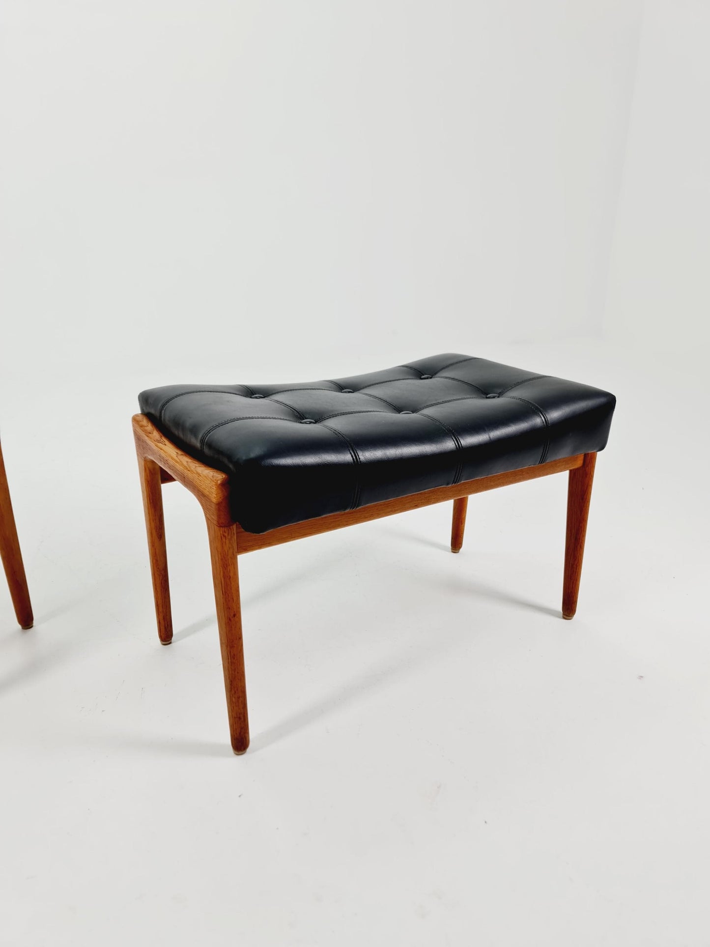1 of 2 Mid century modern danish ottoman/stool for Bröderna Anderssons 1960s