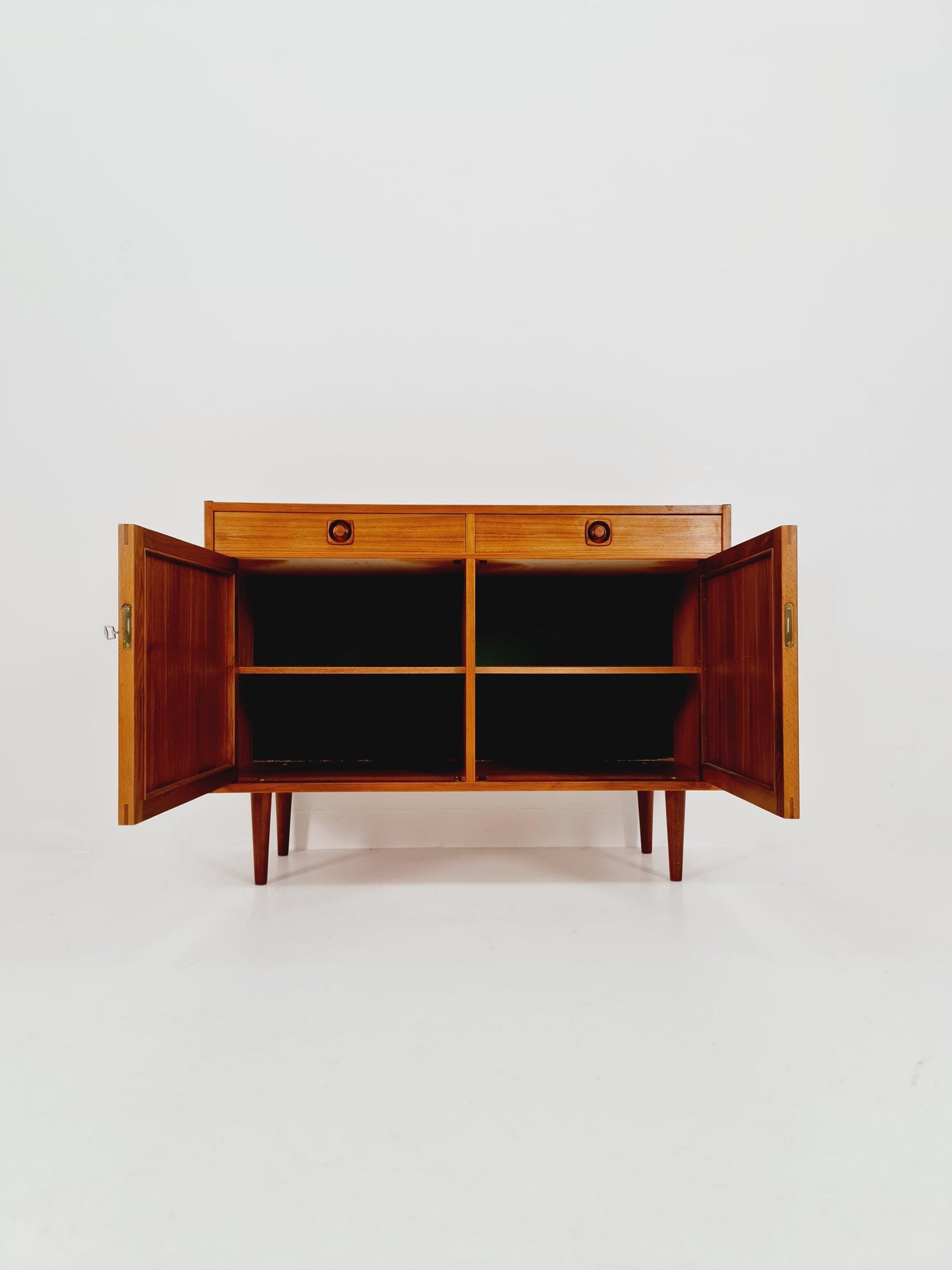 Mid Century Modern Swedish walnut sideboard by B. Fridhagen for Bodafors, 1964