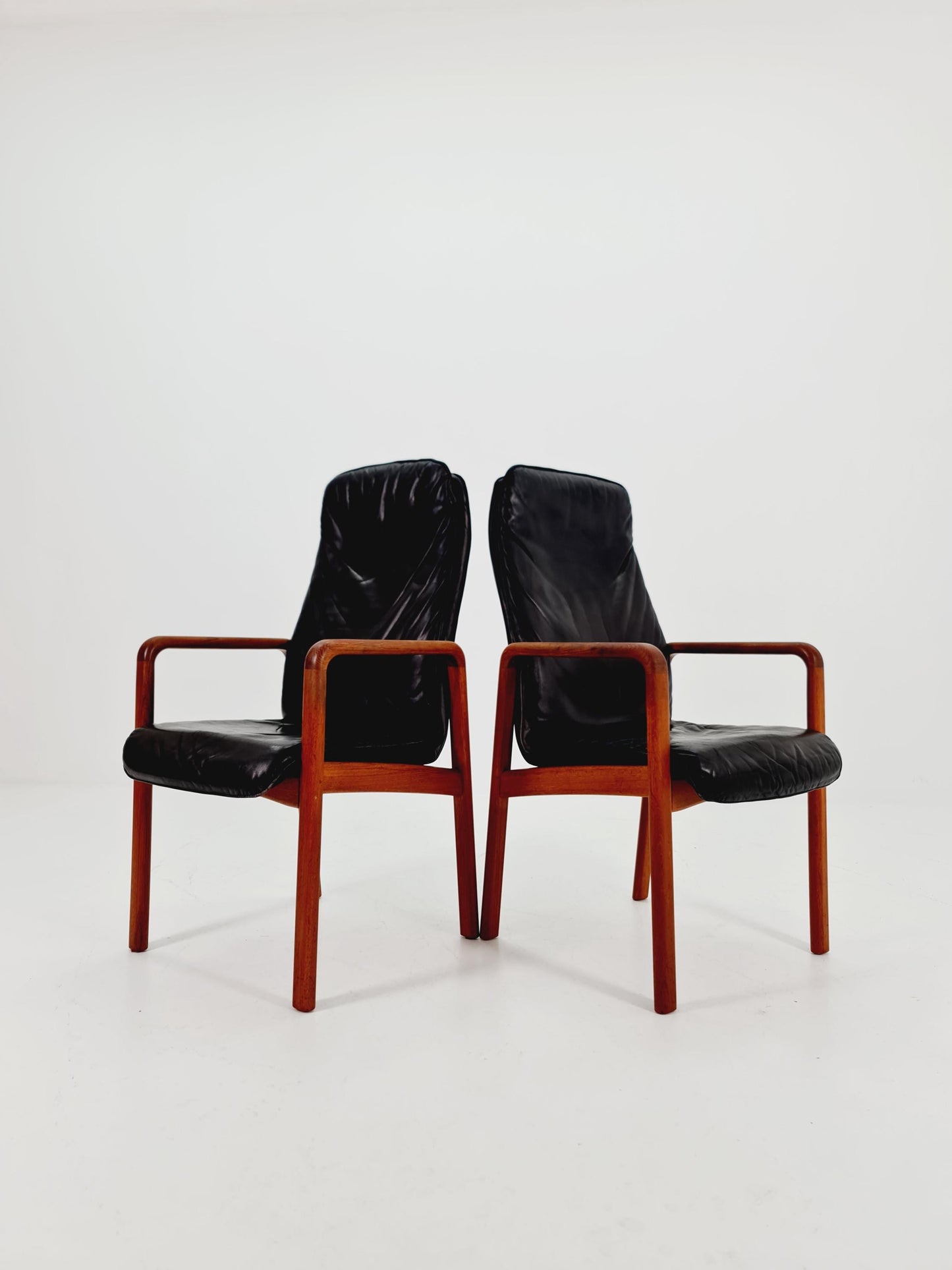 Mid Century Danish solid teak Armchairs by Dyrlund, 1970s