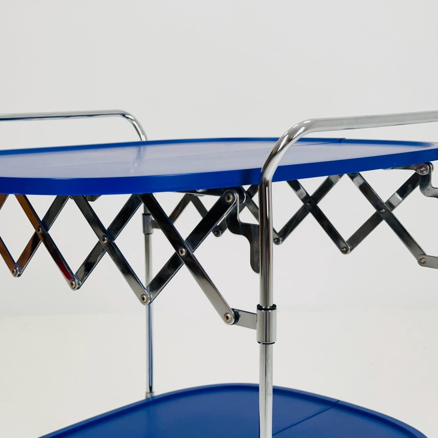Orginal Navy Blue Gastone Dolly Trolley bar cart by Antonio Citterio and Oliver Low for Kartell Italy