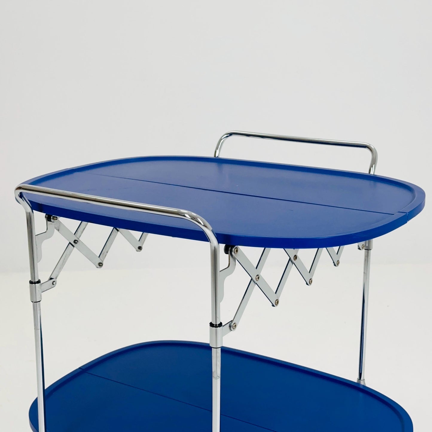 Orginal Navy Blue Gastone Dolly Trolley bar cart by Antonio Citterio and Oliver Low for Kartell Italy