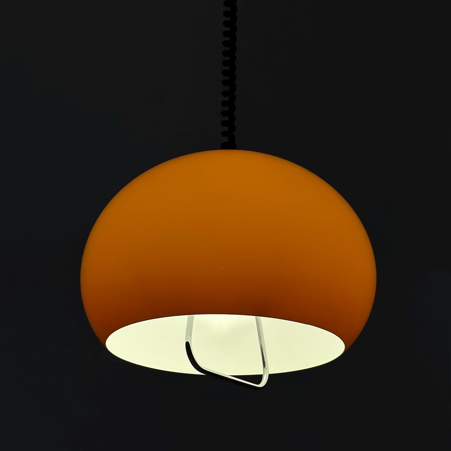 Mid-century Meblo pendant lamp designed by Harvey Guzzini Dijkstra, 1970s