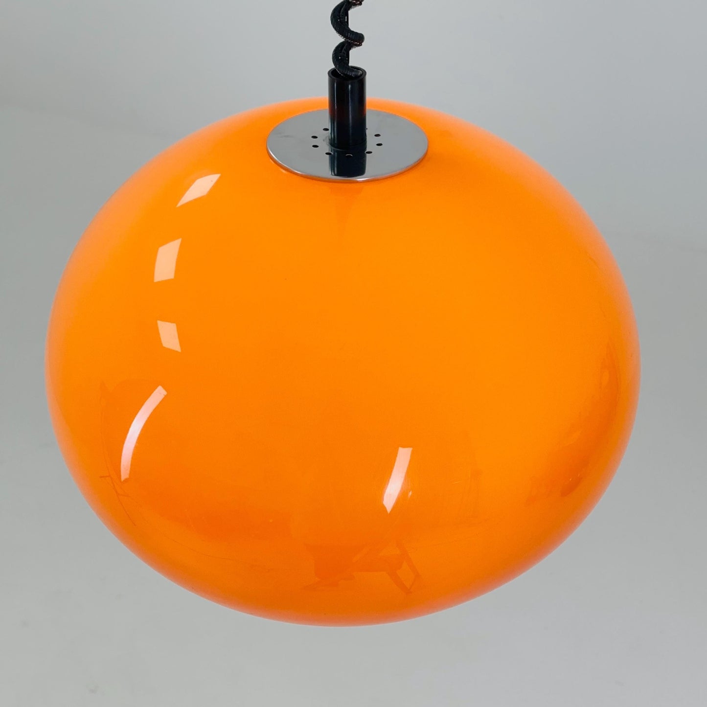 Mid-century Meblo pendant lamp designed by Harvey Guzzini Dijkstra, 1970s