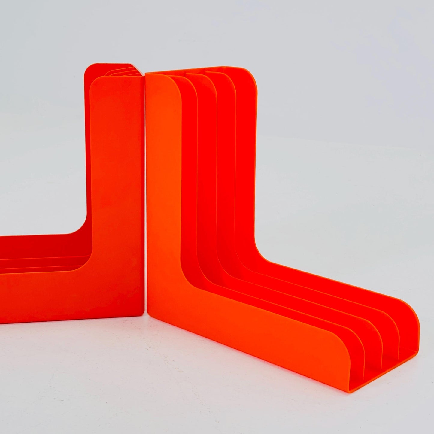 Set of 2 Spaceage Vintage LP rack by Gustavsberg Sven-Eric Juhlin 1970s