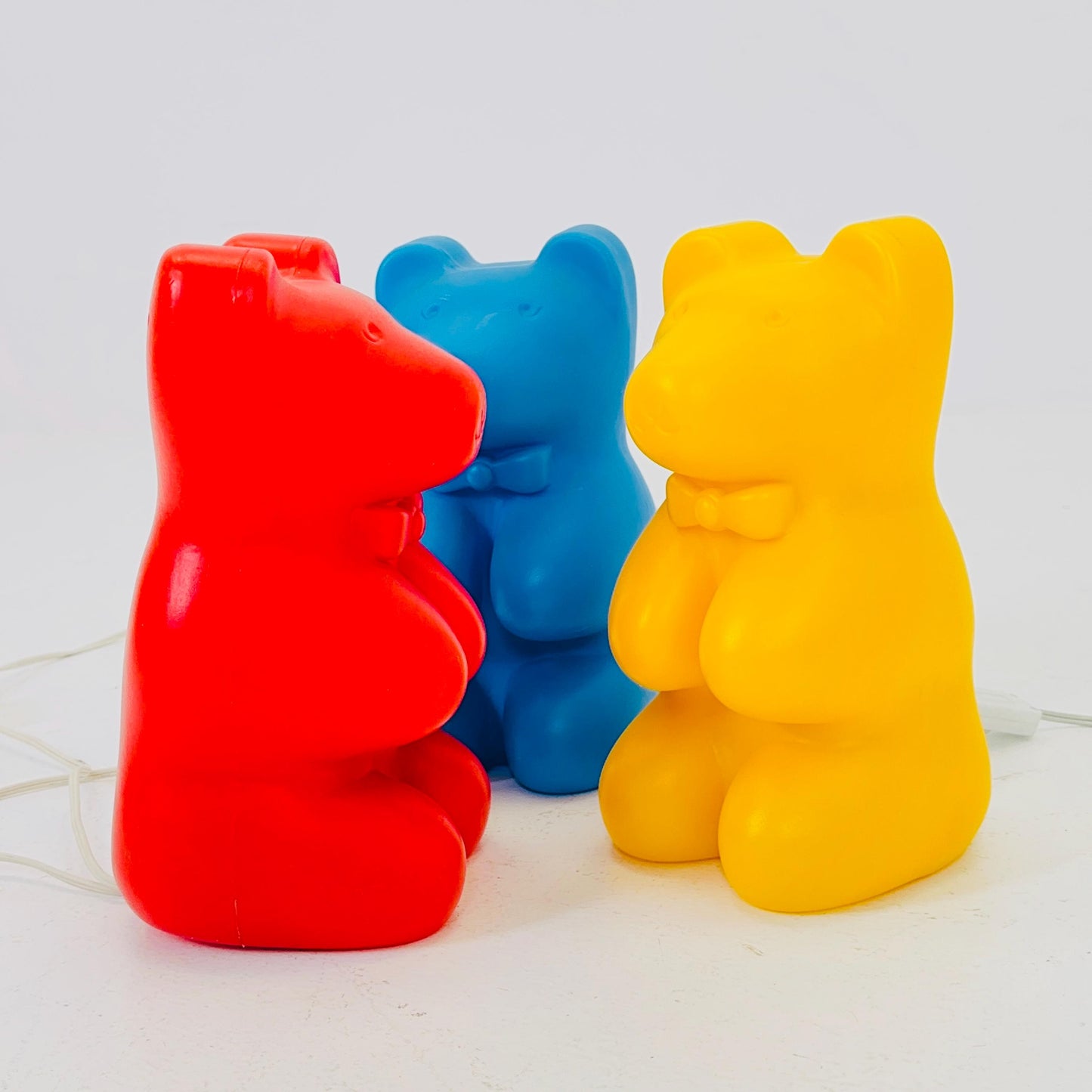 Mid century Space age Teddy Bear Table Lamp by Heico 1970s Germany