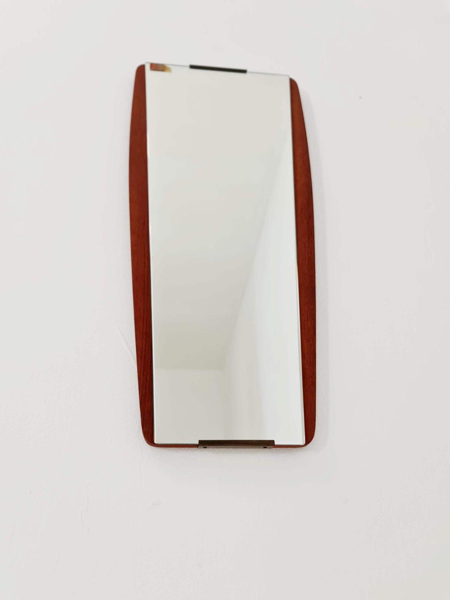 Mid century Vintage teak danish wall mirror, 1960s