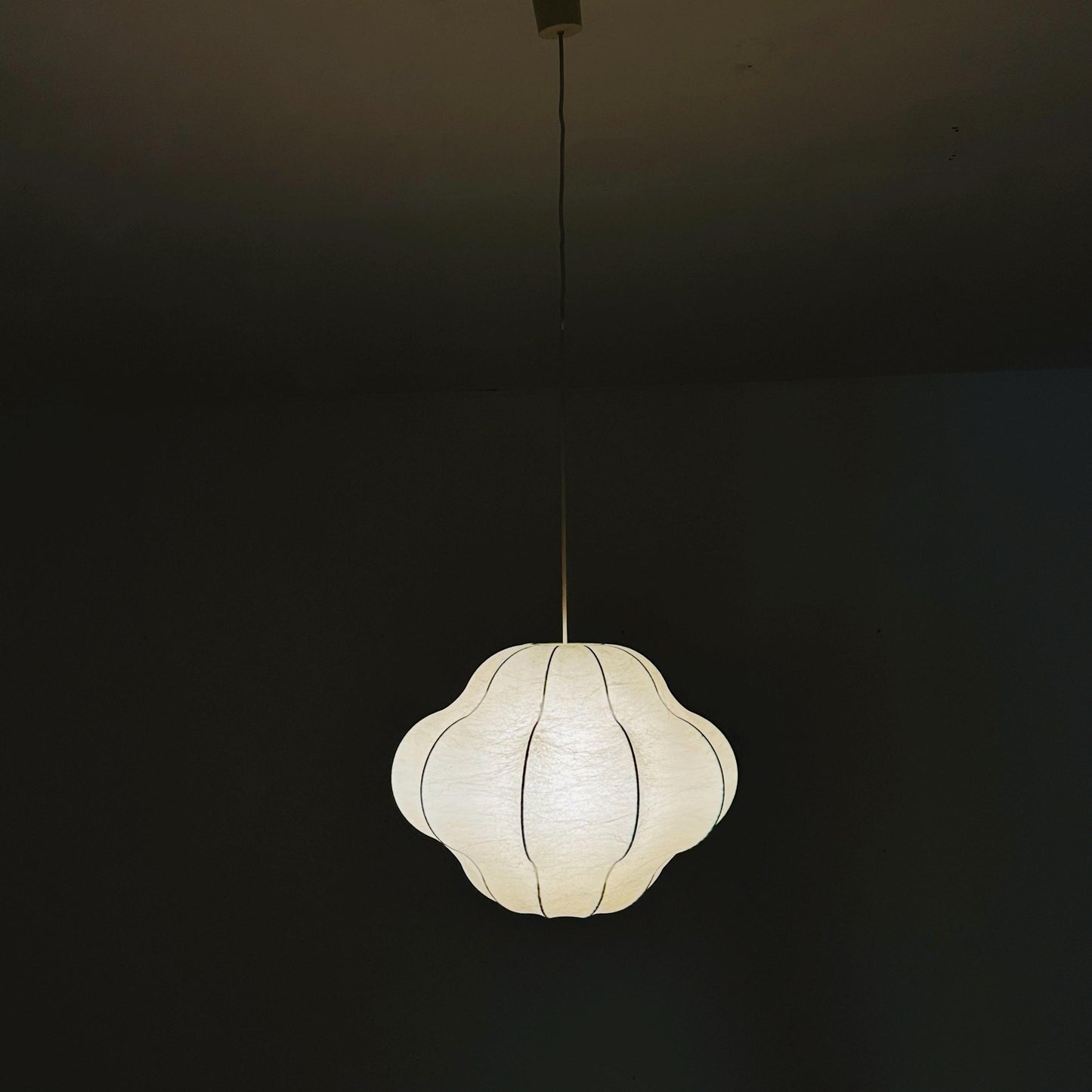 Rare large Iconic “Viscontea” Hanging Lamp by Achille & Pier Giacomo Castiglioni for Flos 1960s Italy