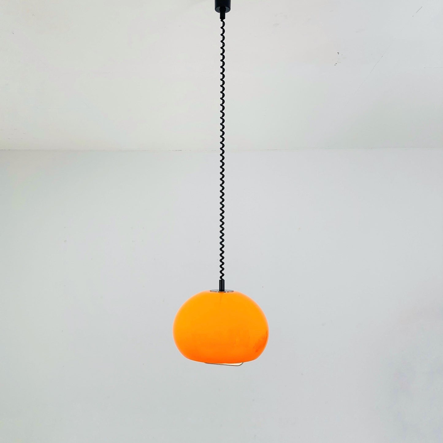 Mid-century Meblo pendant lamp designed by Harvey Guzzini Dijkstra, 1970s