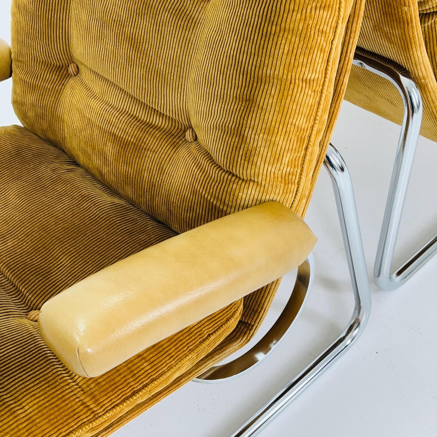 Set of 2 Bauhaus Lounge Armchairs by Tacke Möbel, Germany, 1980s