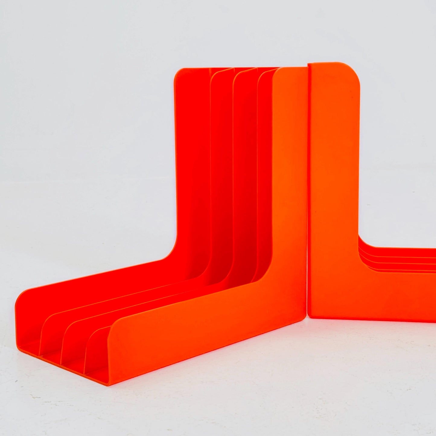 Set of 2 Spaceage Vintage LP rack by Gustavsberg Sven-Eric Juhlin 1970s