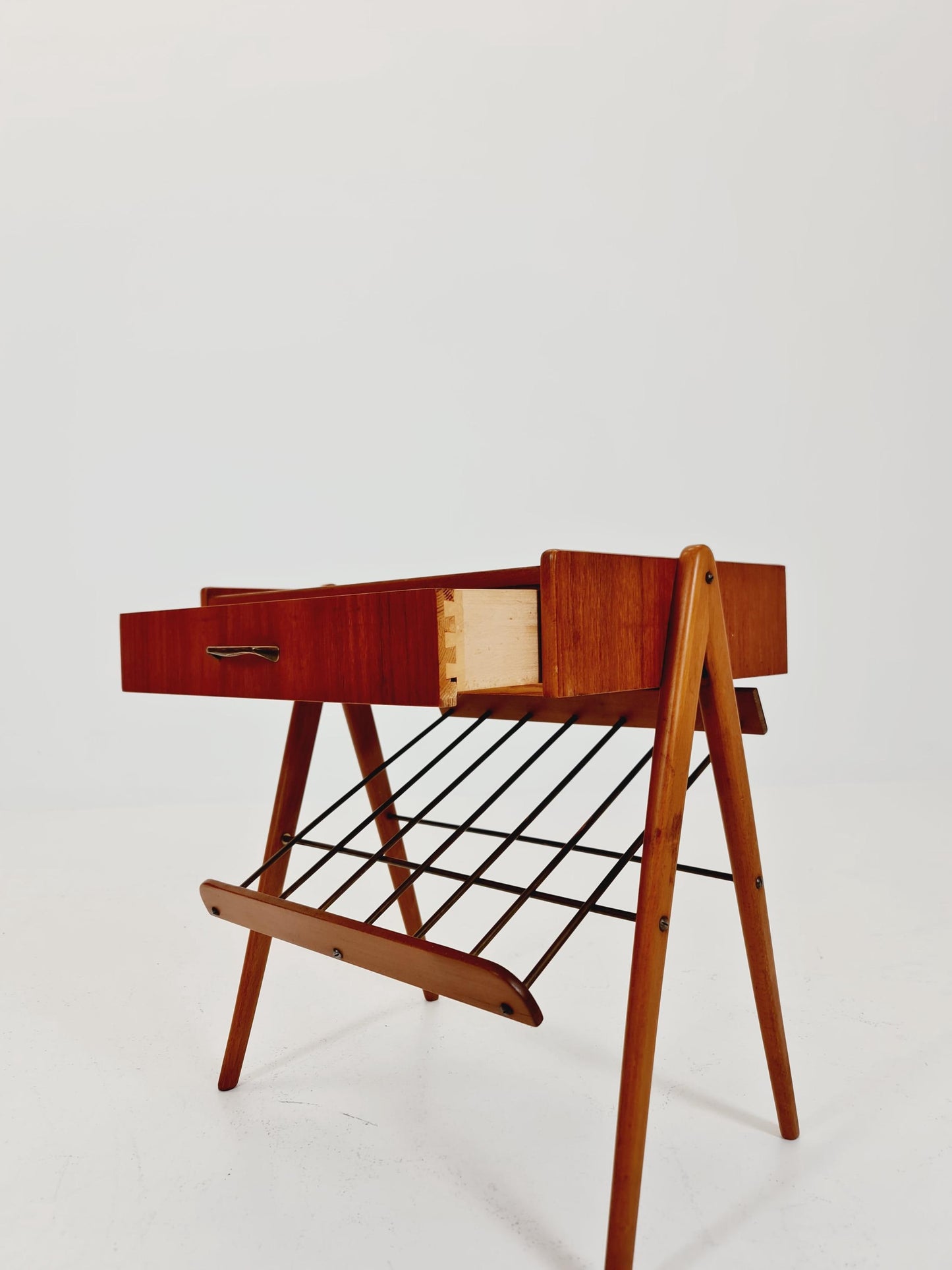 Midcentury Danish teak vintage Side table/ Bedside table/ Night stand, 1960s