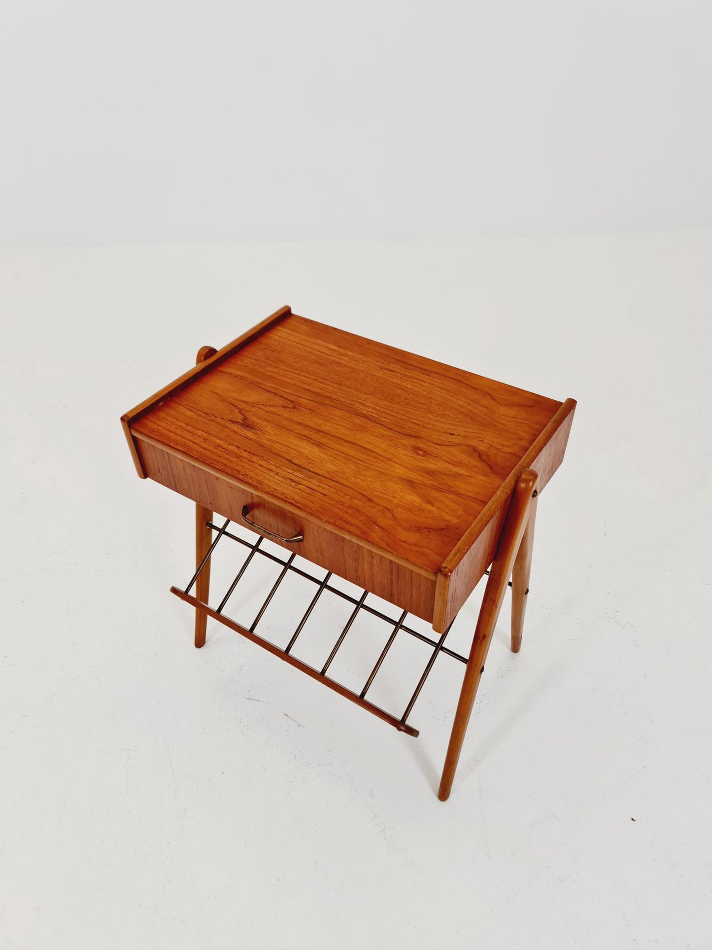 Midcentury Danish teak vintage Side table/ Bedside table/ Night stand, 1960s